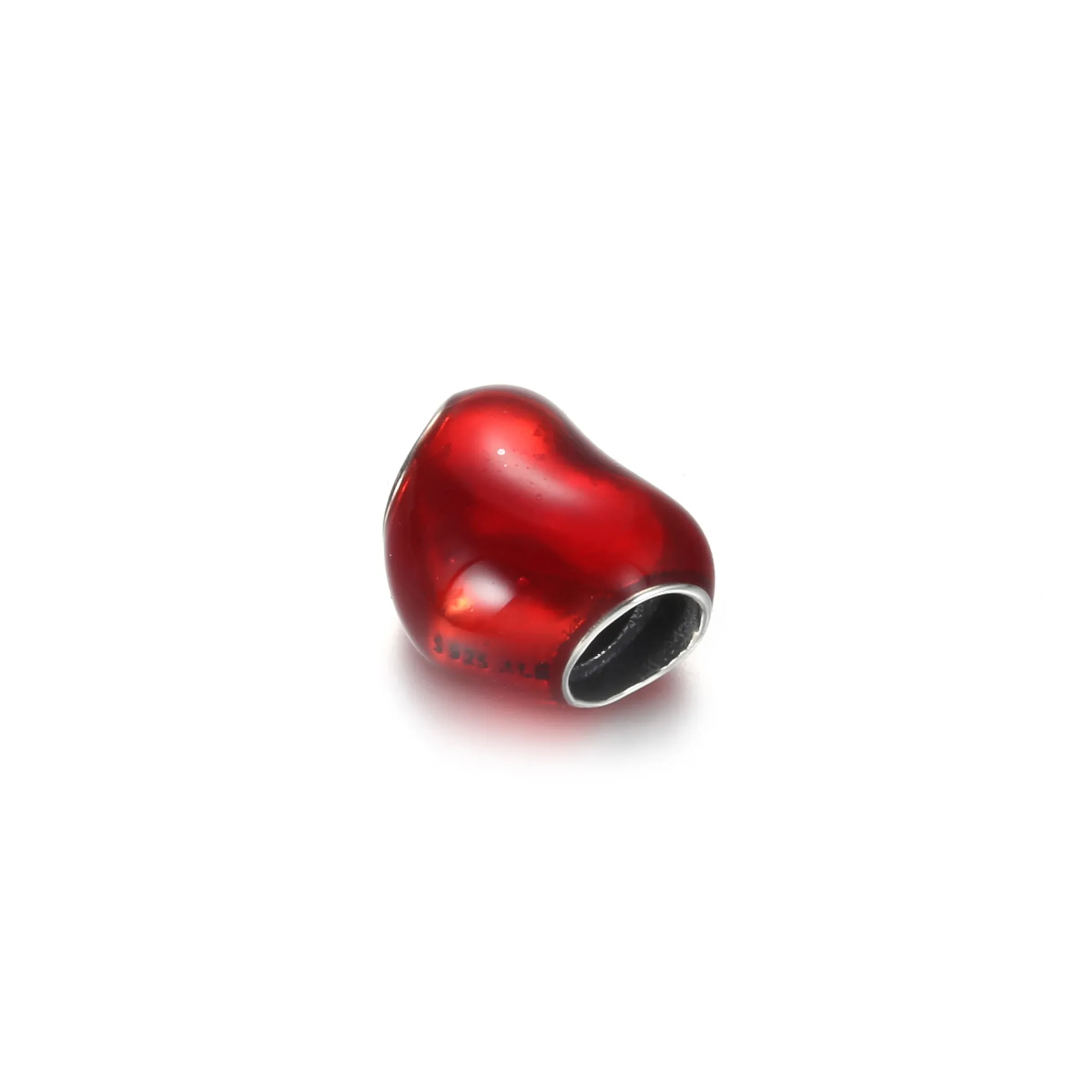 PANDORA Metallic Red Heart Charm - 799291C02