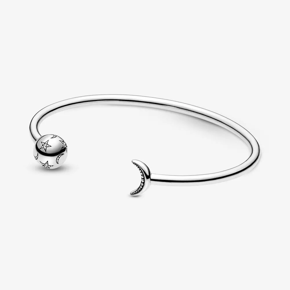 Pandora Moments Moon & Stars Open Bangle - 599120C01