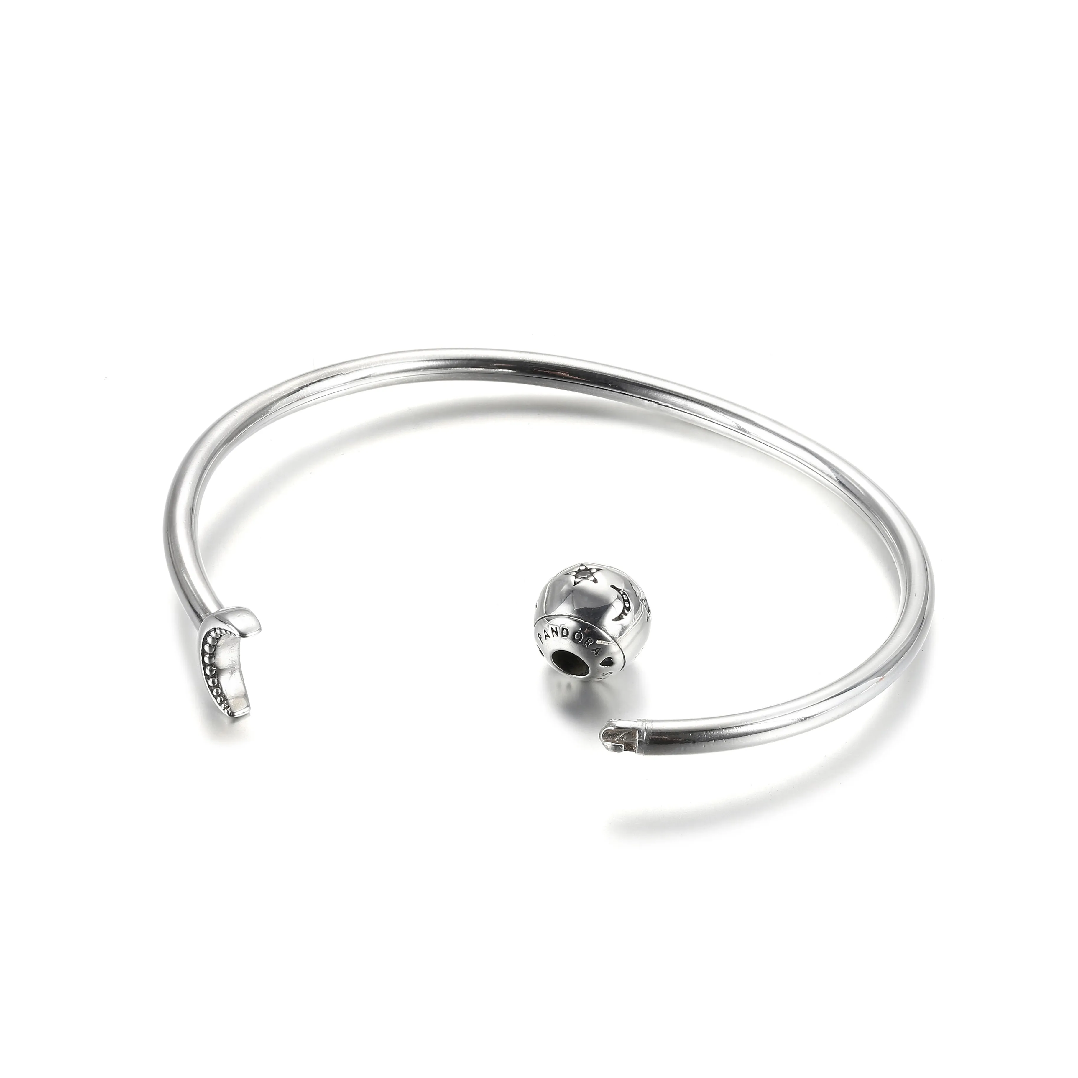 Pandora Moments Moon & Stars Open Bangle - 599120C01