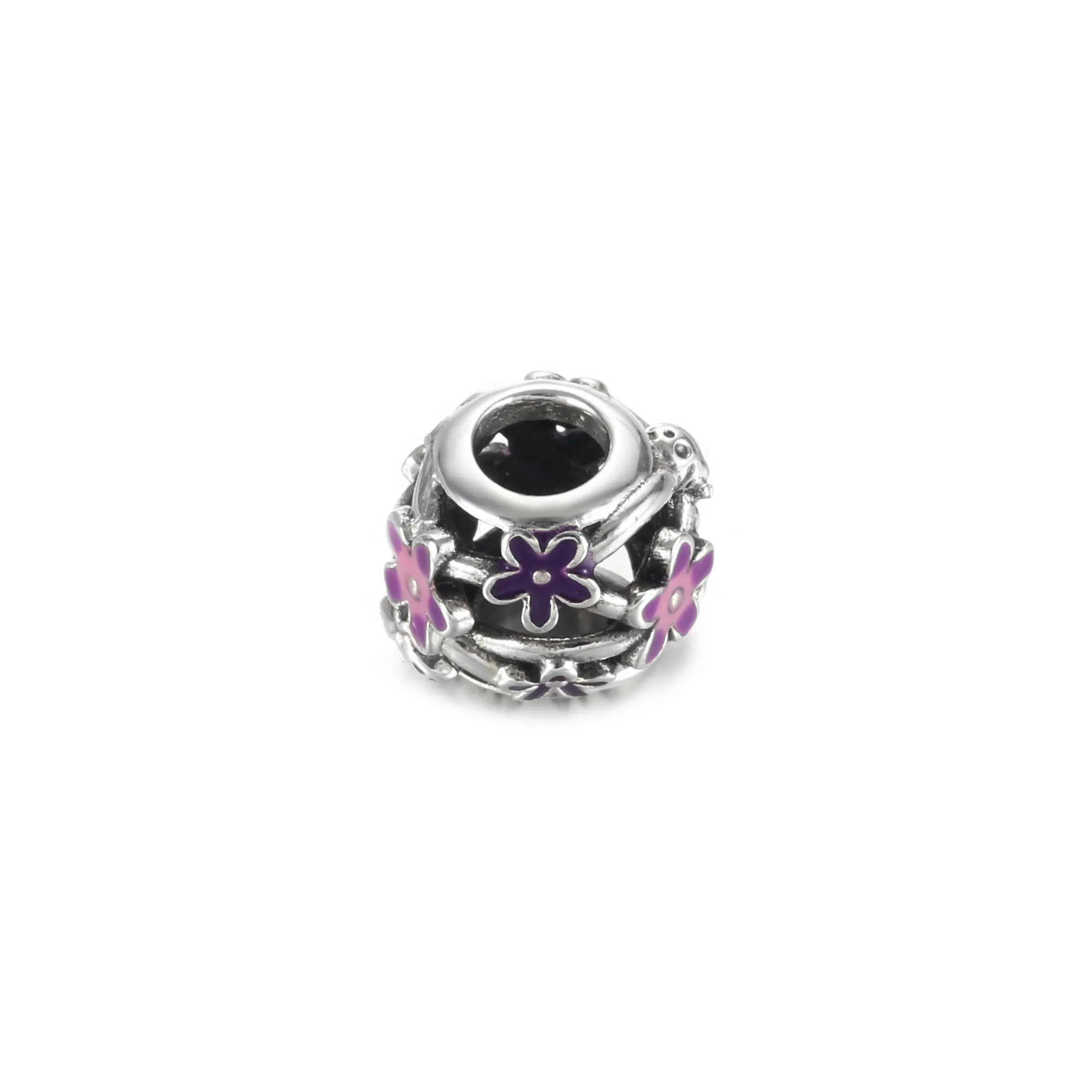 PANDORA Openwork Purple Daisy Charm - 798772C02