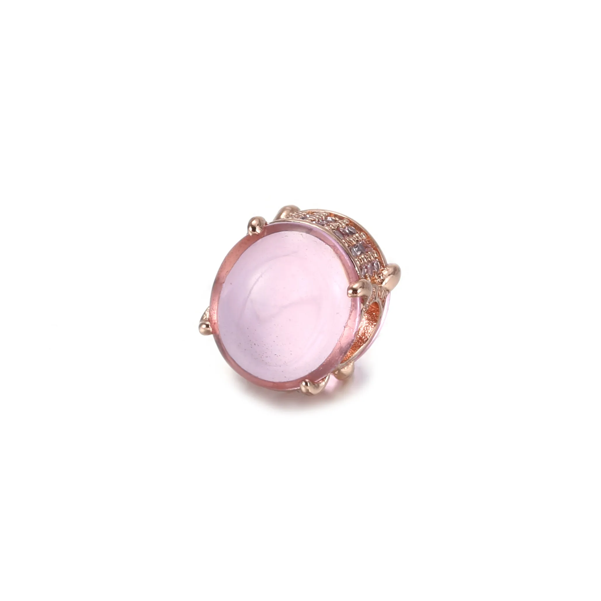 PANDORA Pink Oval Cabochon Charm - 789309C02