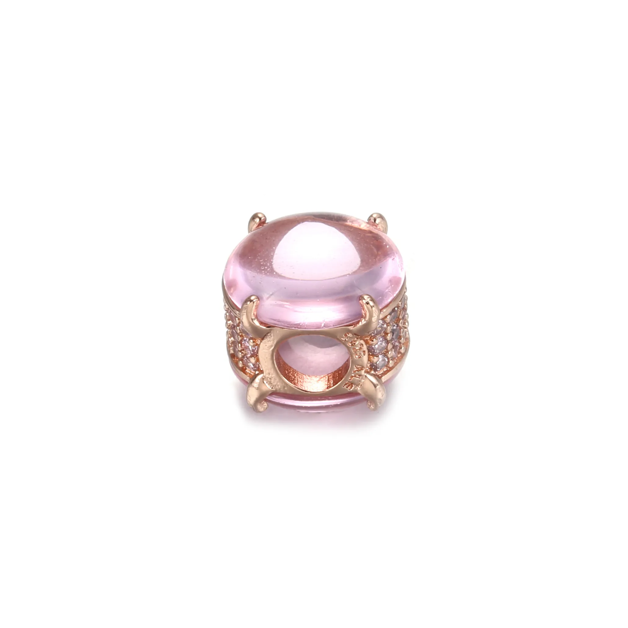 PANDORA Pink Oval Cabochon Charm - 789309C02