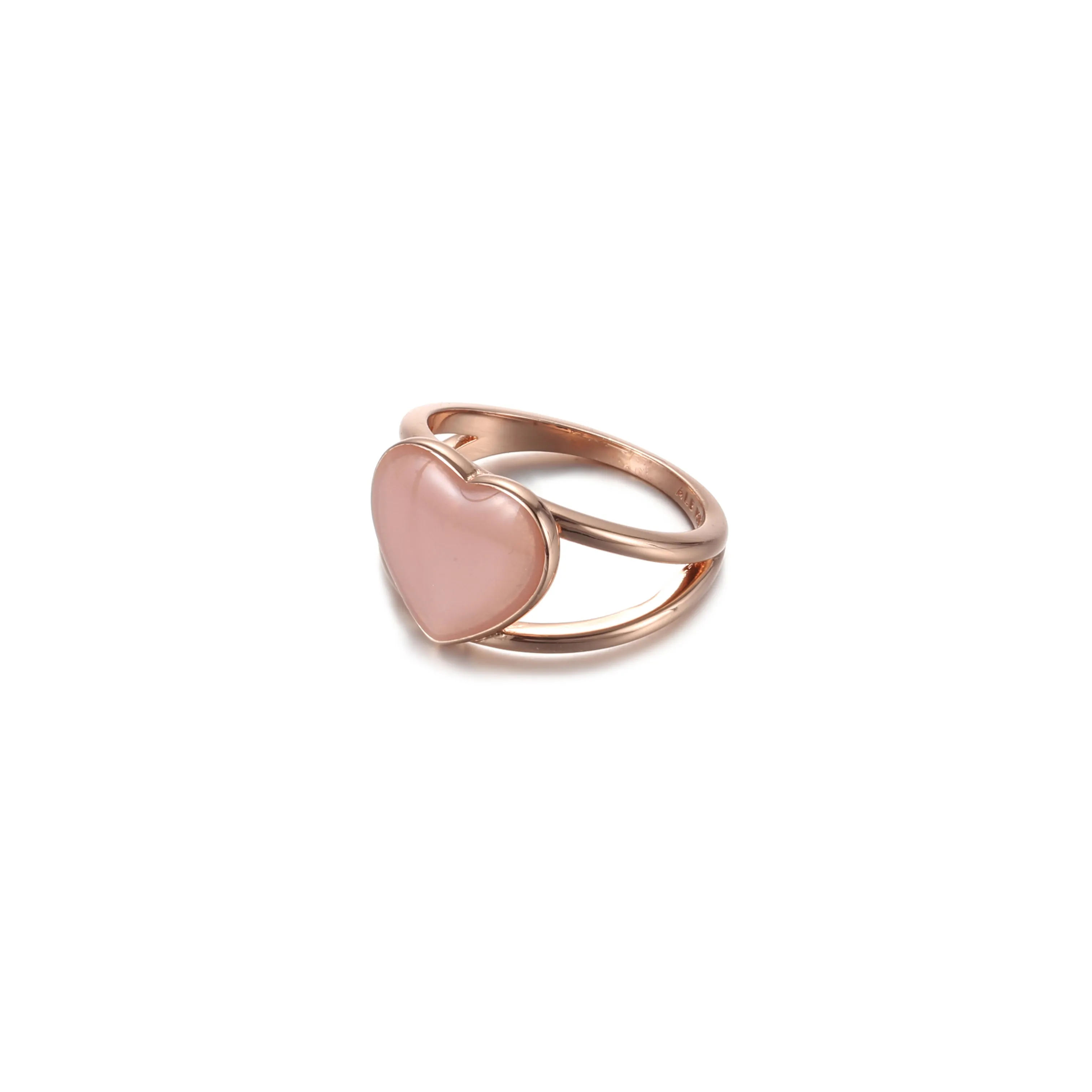 PANDORA Pink Swirl Heart Statement Ring - 189263C01