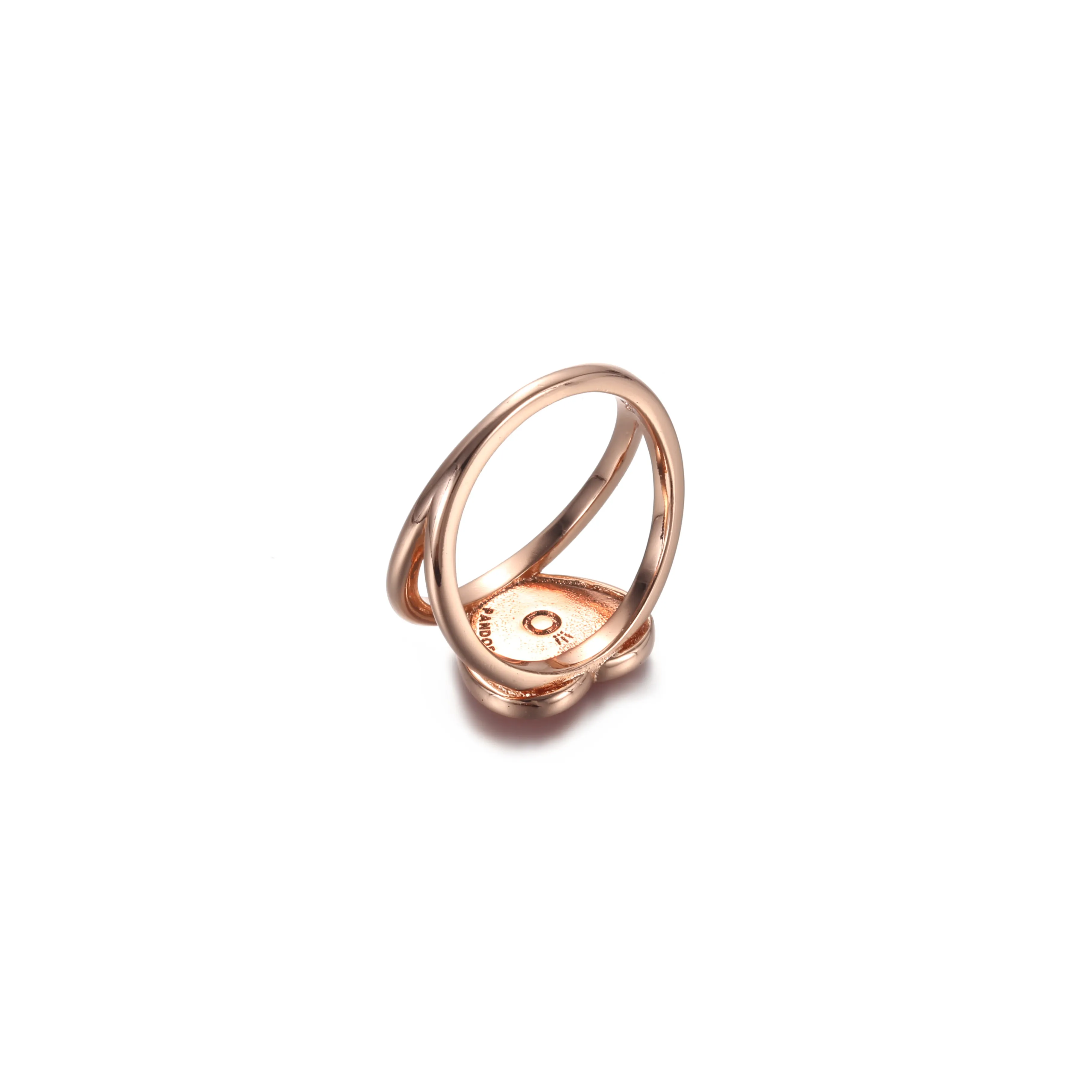 PANDORA Pink Swirl Heart Statement Ring - 189263C01