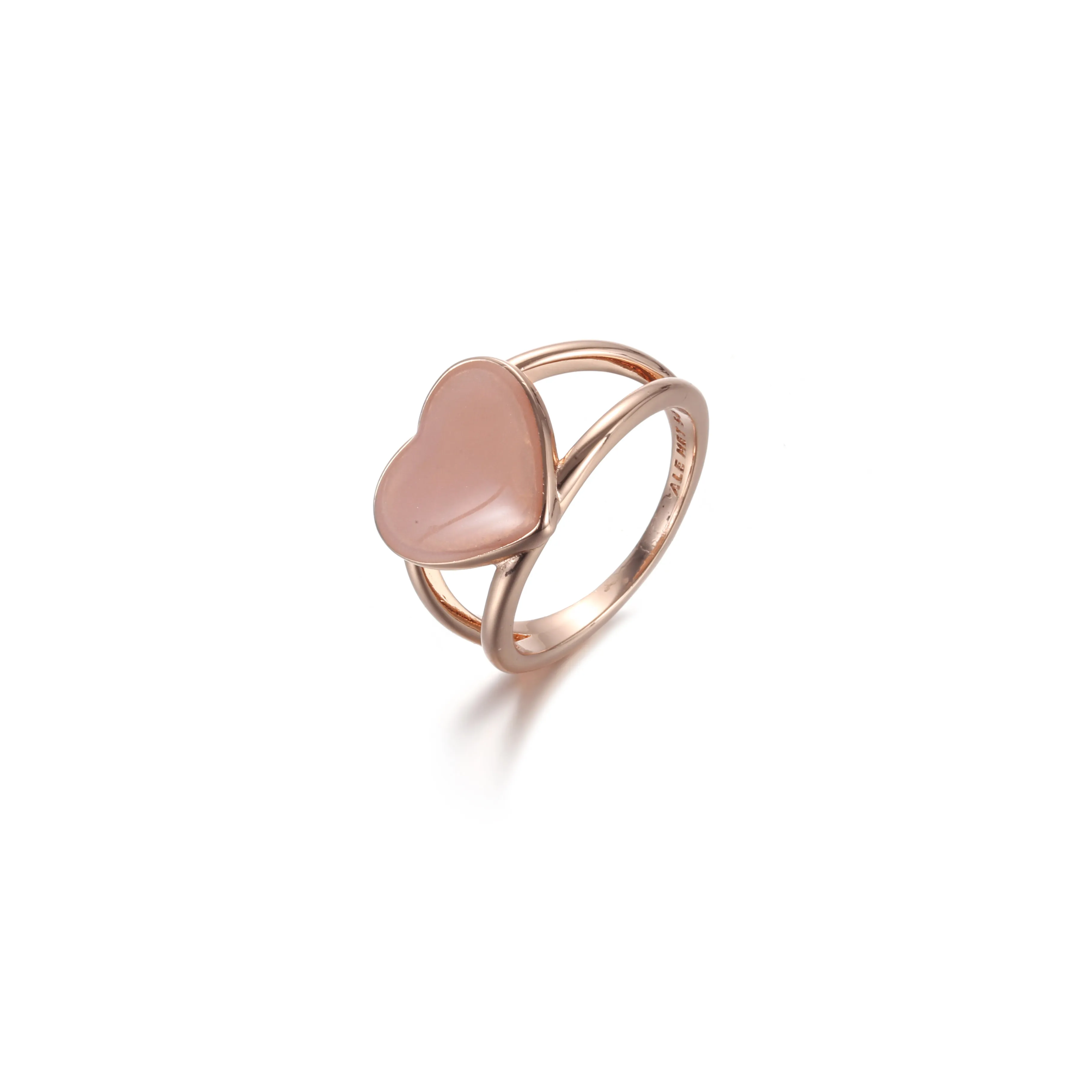 PANDORA Pink Swirl Heart Statement Ring - 189263C01