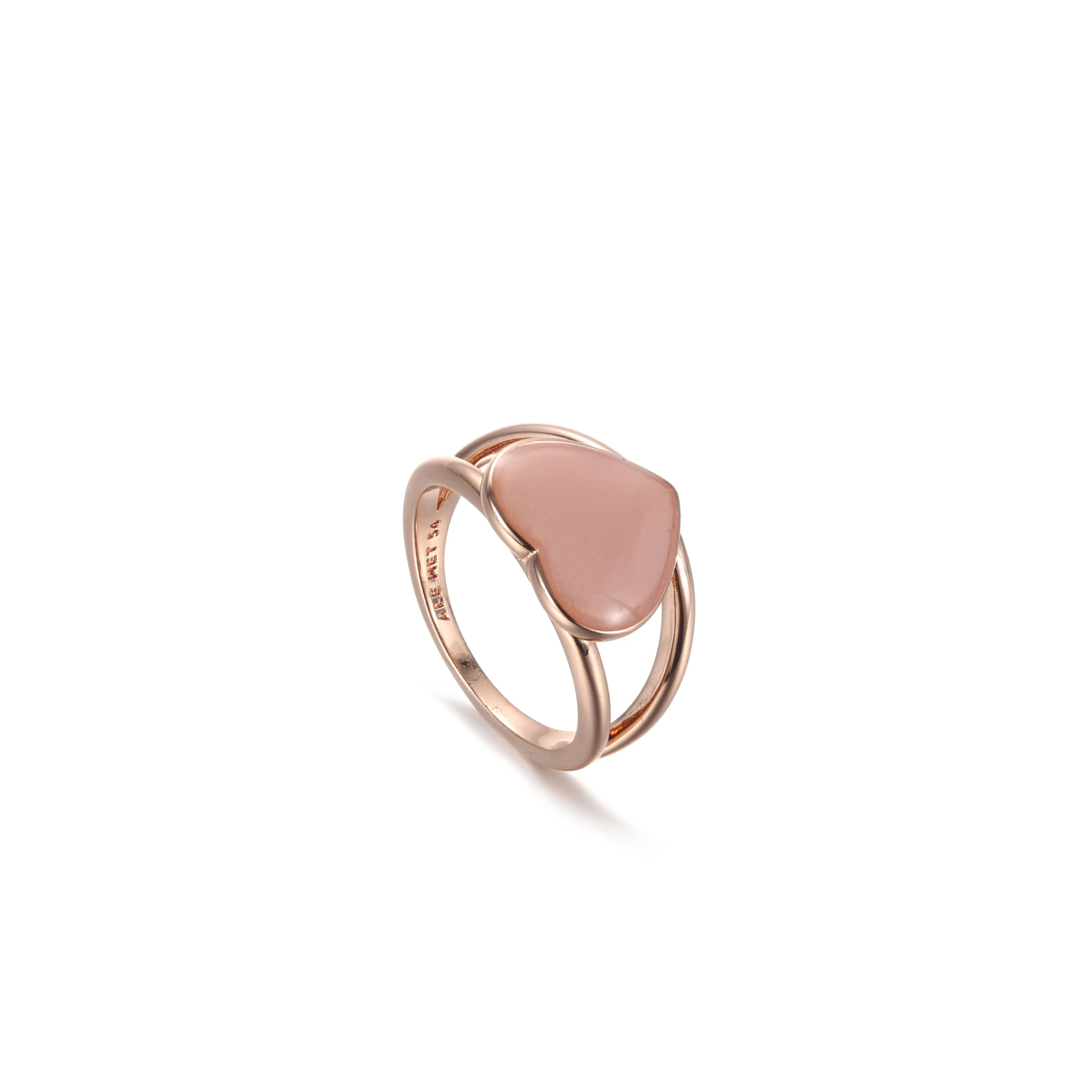 PANDORA Pink Swirl Heart Statement Ring - 189263C01