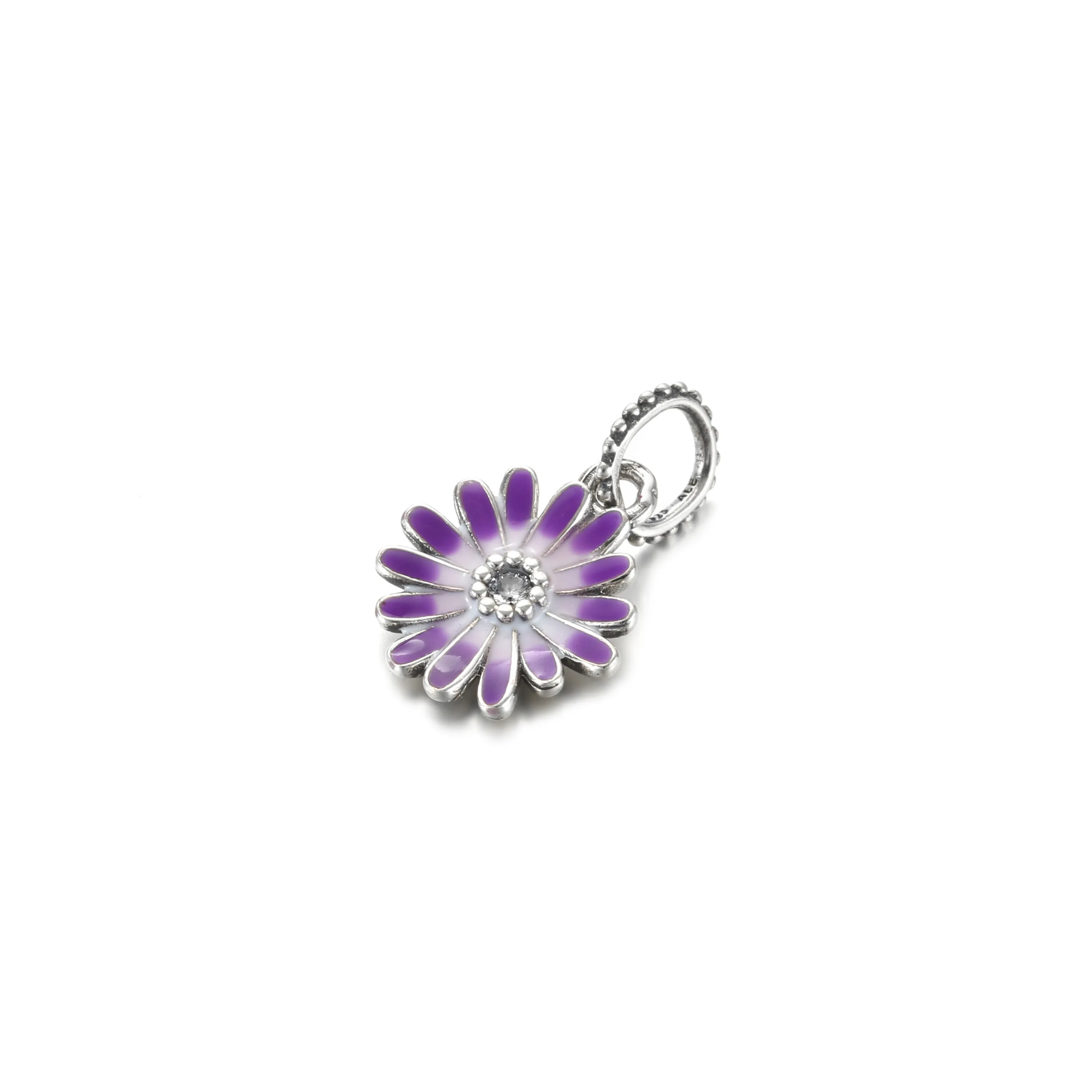 PANDORA Purple Daisy Dangle Charm - 798771C01