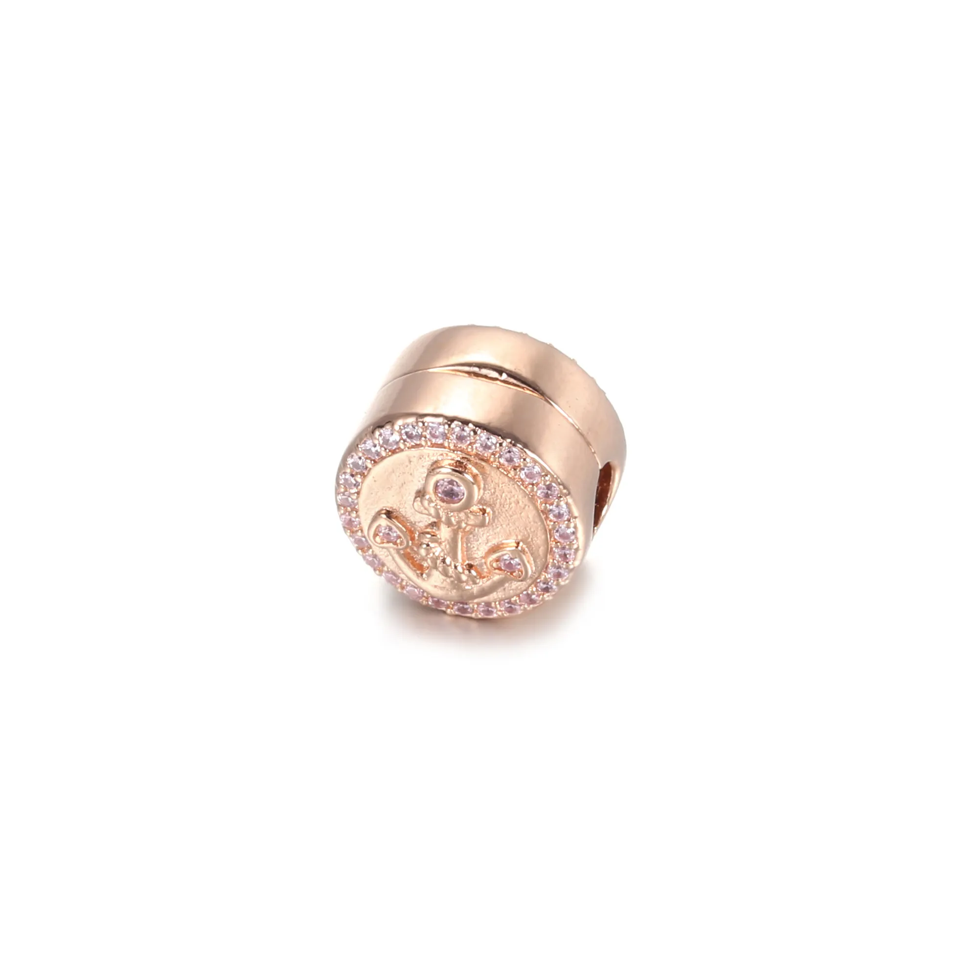 Pandora Rose Sparkling Pink Anchor Clip - 789019C01