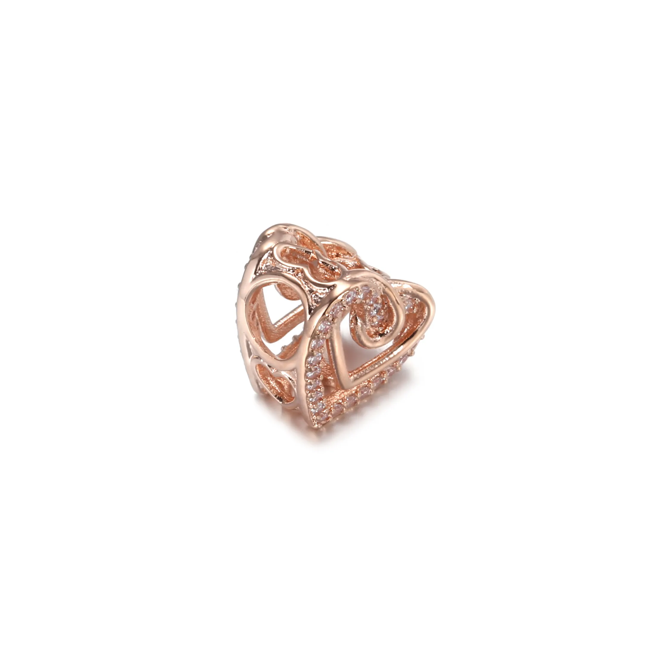 PANDORA Sparkling Entwined Hearts Charm - 789270C01