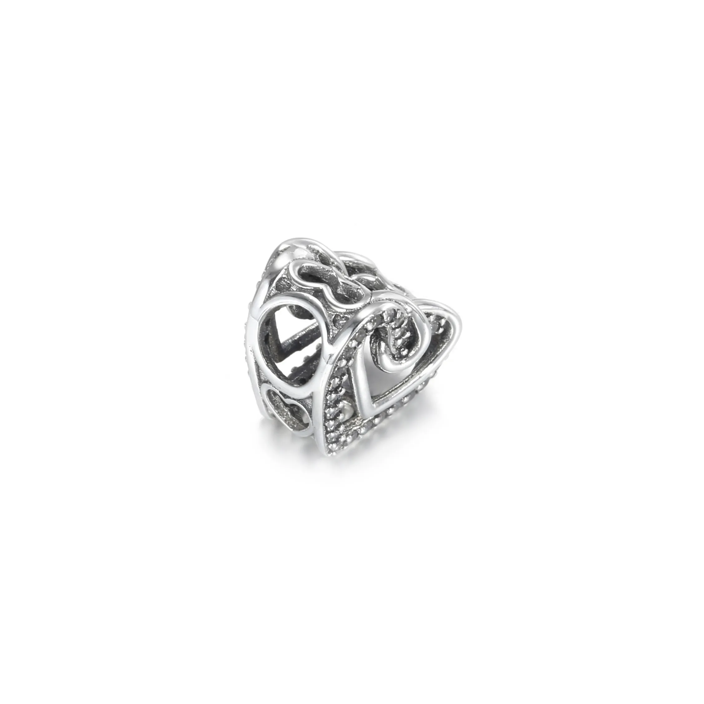 PANDORA Sparkling Entwined Hearts Charm - 799270C01