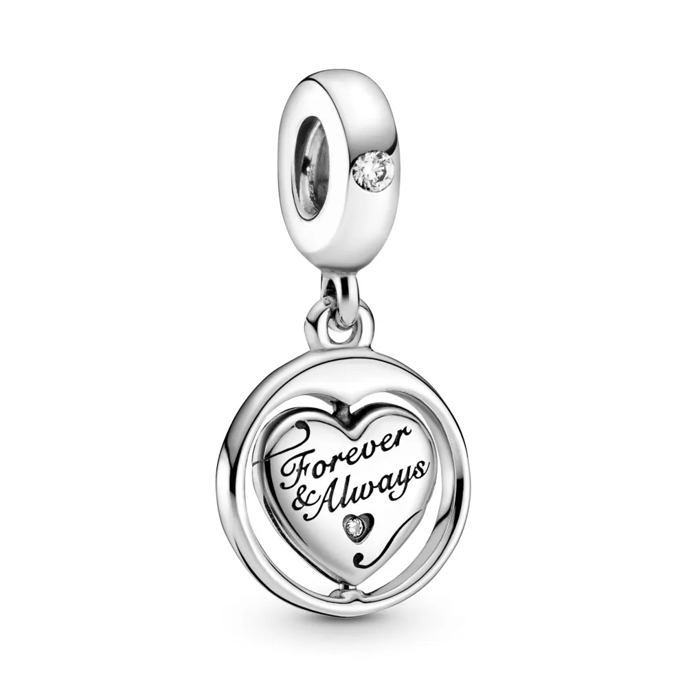 PANDORA Spinning Forever & Always Soulmate Dangle Charm - 799266C01