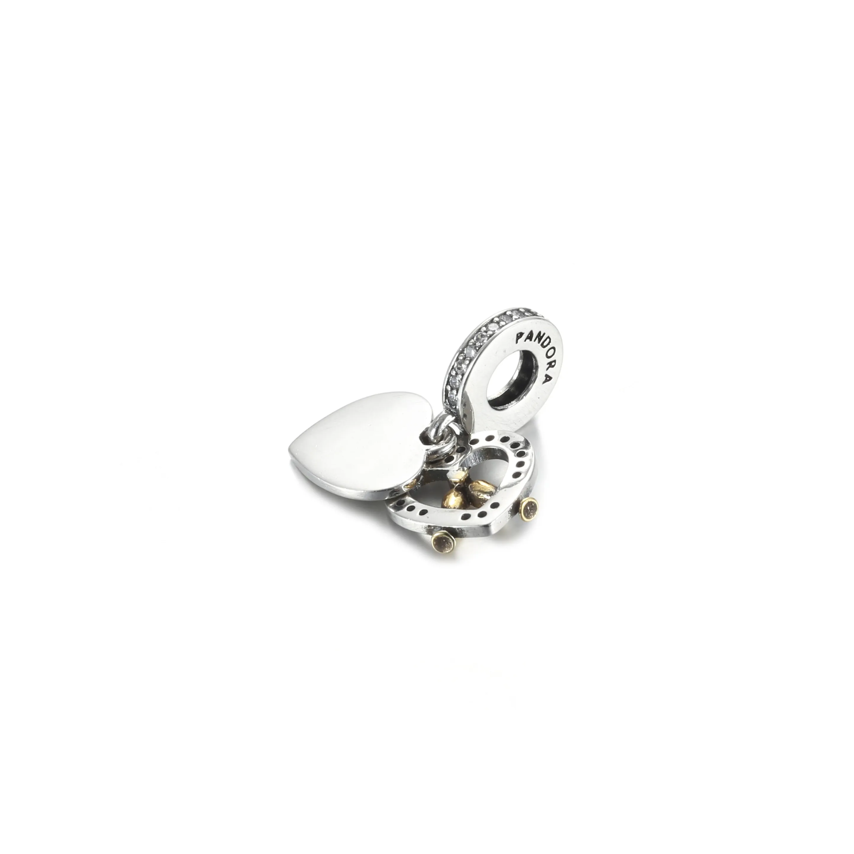 PANDORA Two-tone Happy Anniversary Dangle Charm - 799322C01