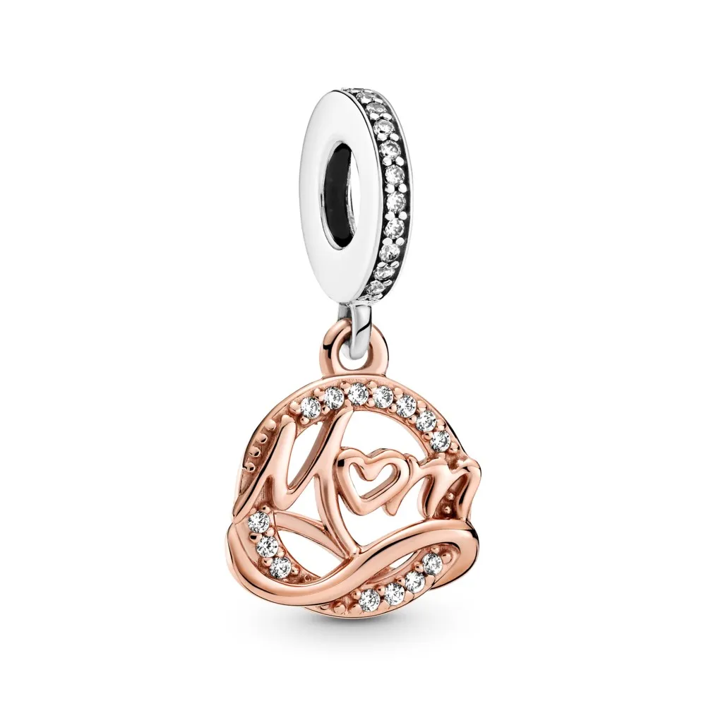 PANDORA Two-tone Mom Dangle Charm - 789374C01