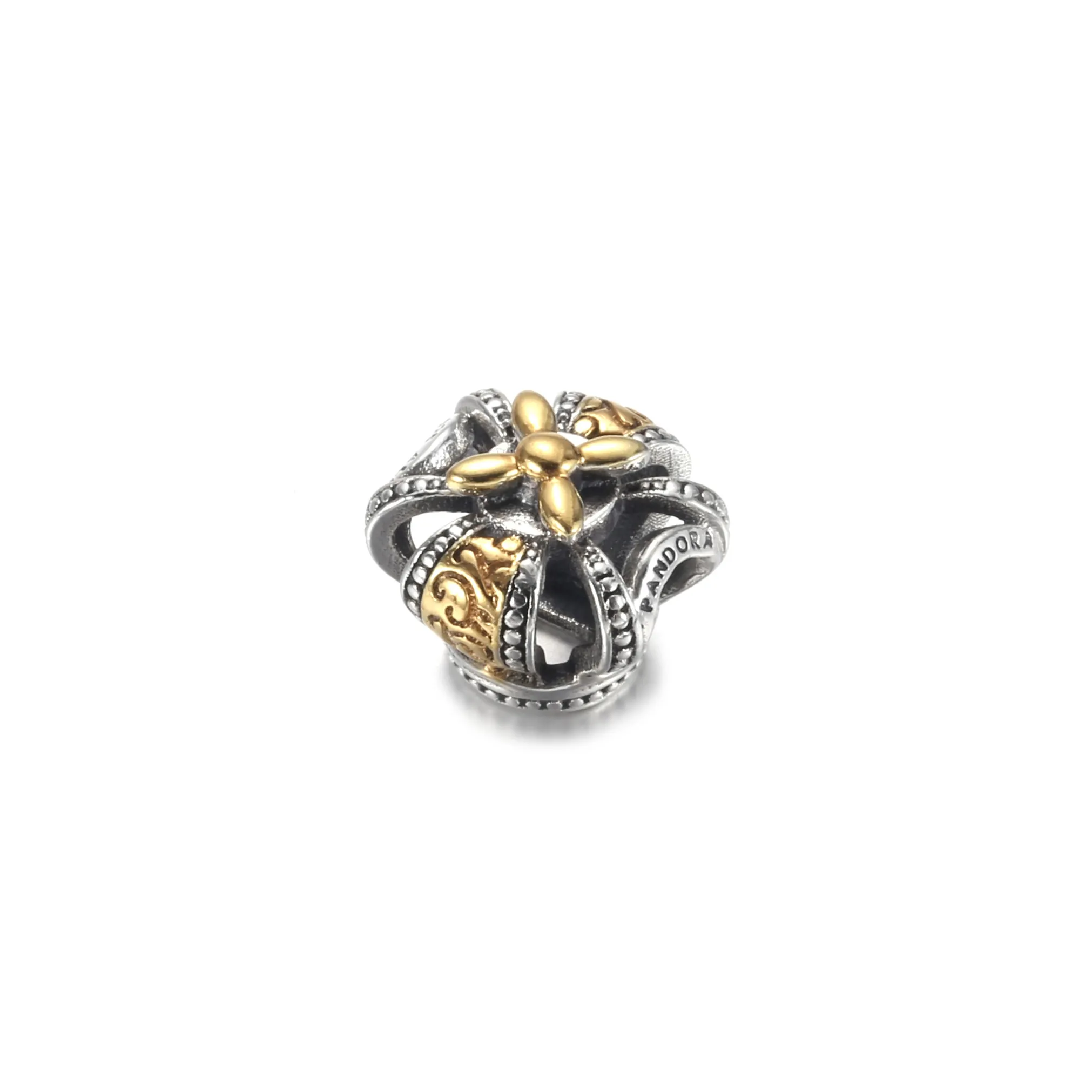 PANDORA Two-tone Regal Crown Charm - 799340C00