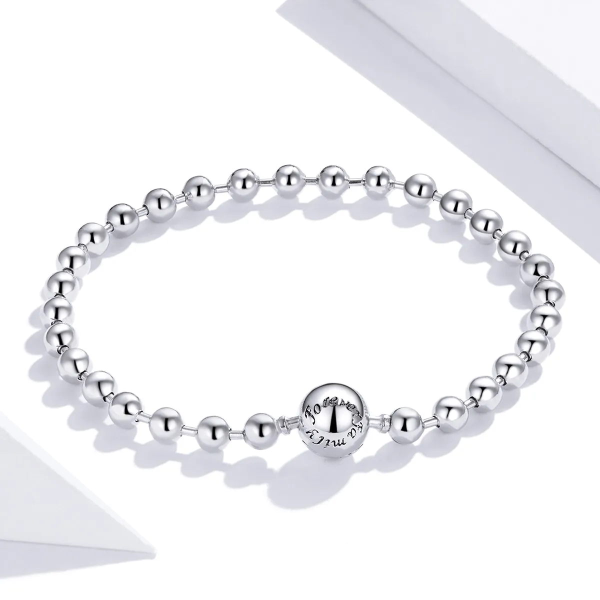 Pandora Style Silver Silver Ball bracelet - SCB208