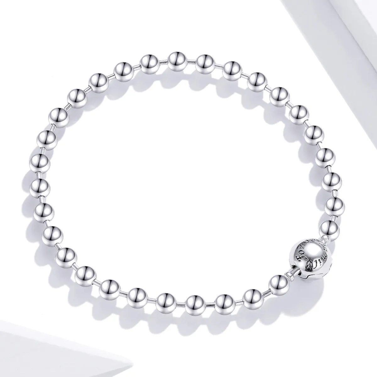 Pandora Style Silver Silver Ball bracelet - SCB208