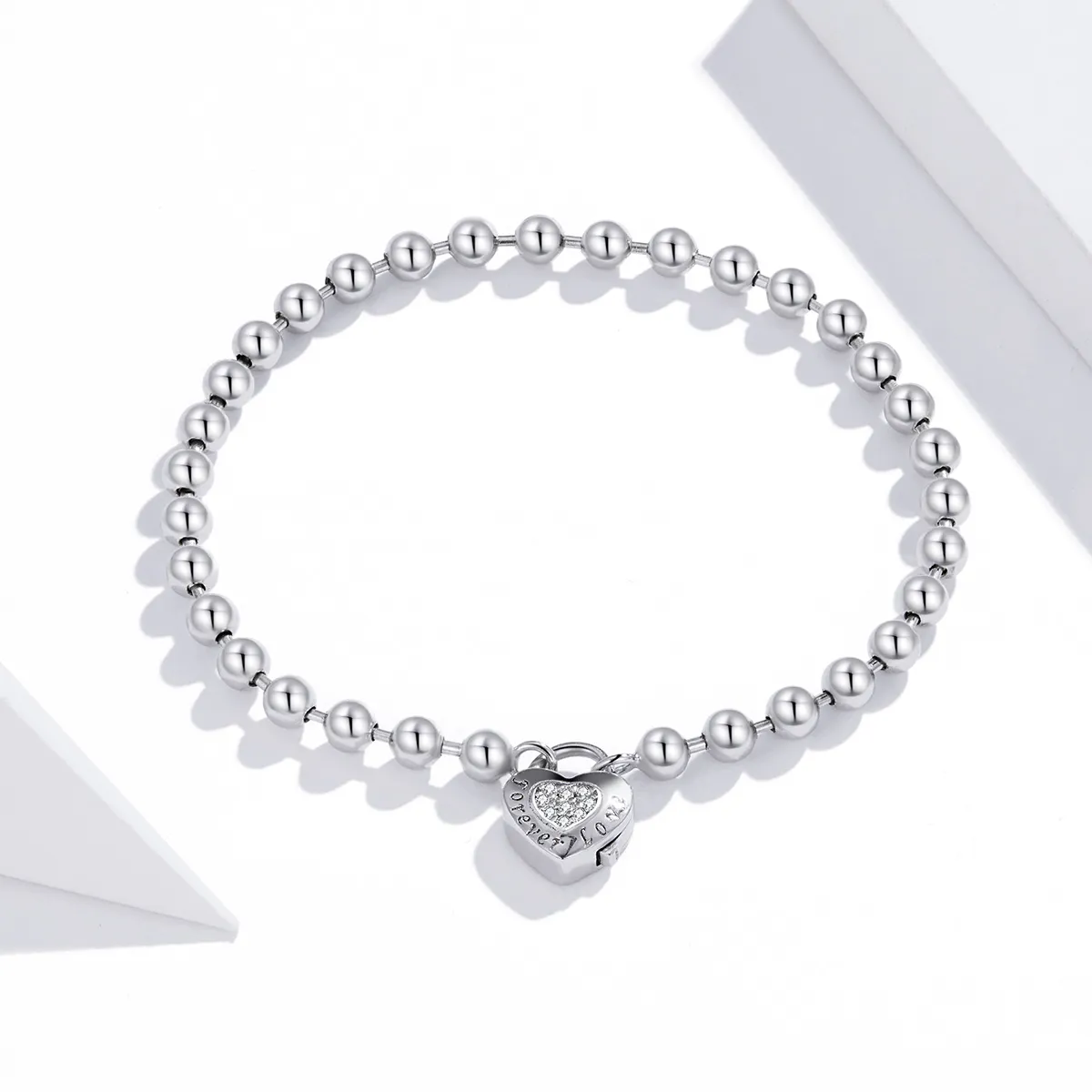 Pandora Style Silver Bead Chain bracelet - SCB203