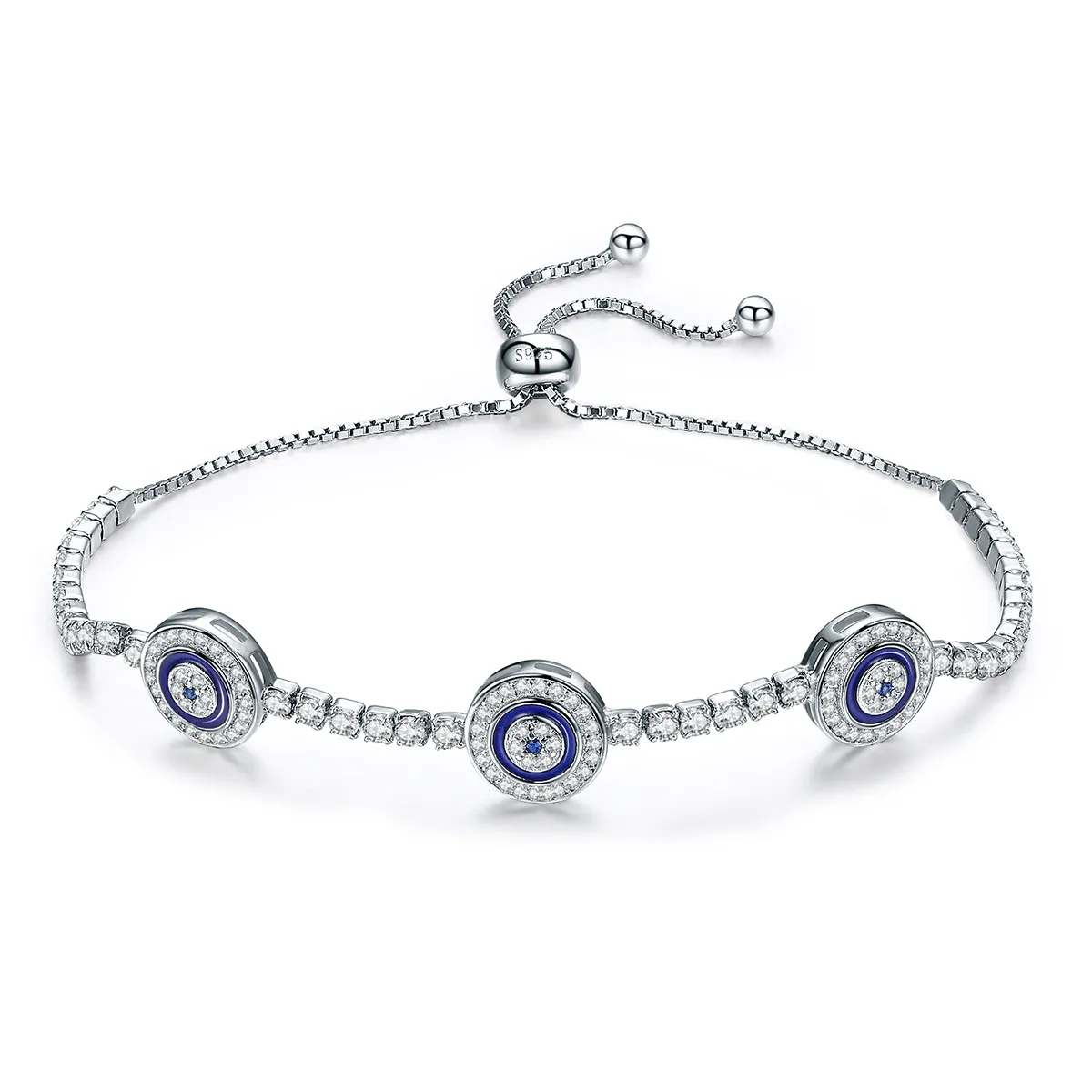 Pandora Style Silver Guardian bracelet - SCB002