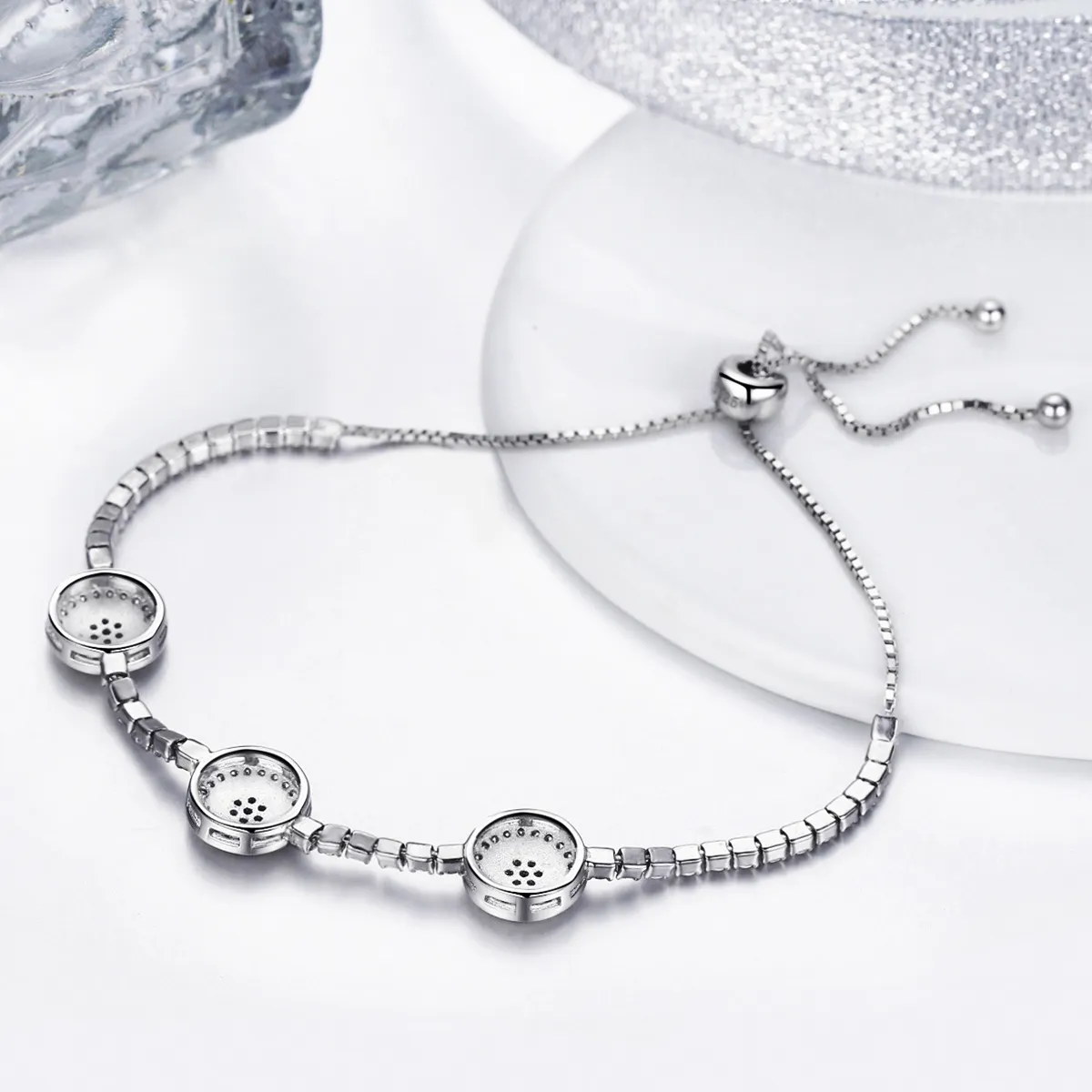 Pandora Style Silver Guardian bracelet - SCB002