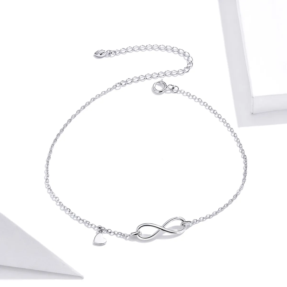 Pandora Style Silver Infinity bracelet - SCT019