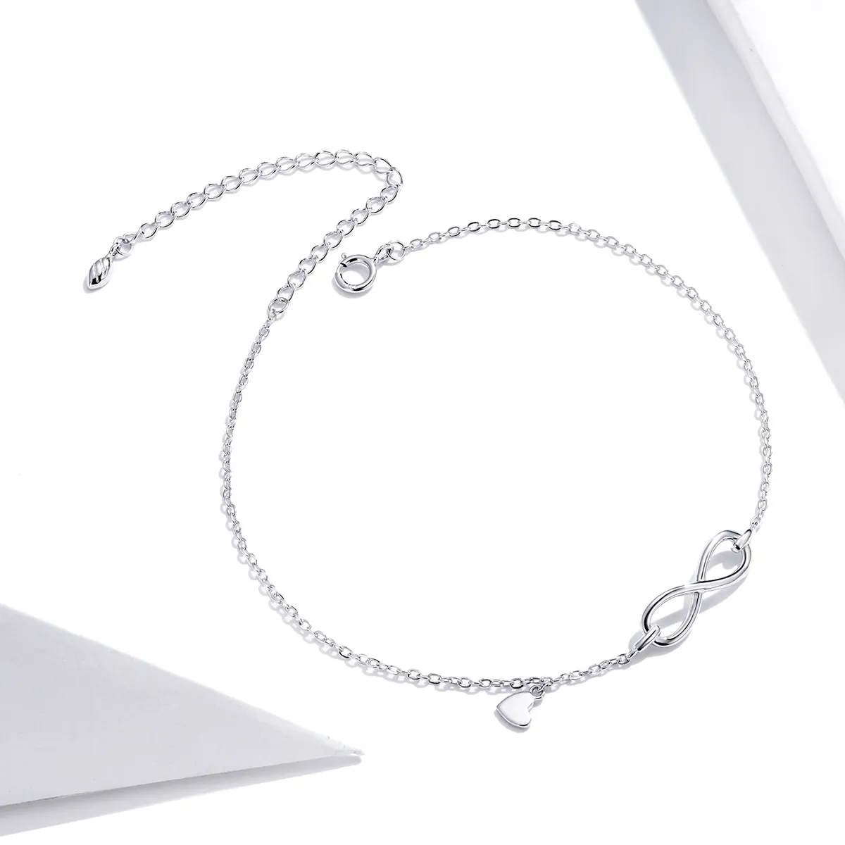 Pandora Style Silver Infinity bracelet - SCT019