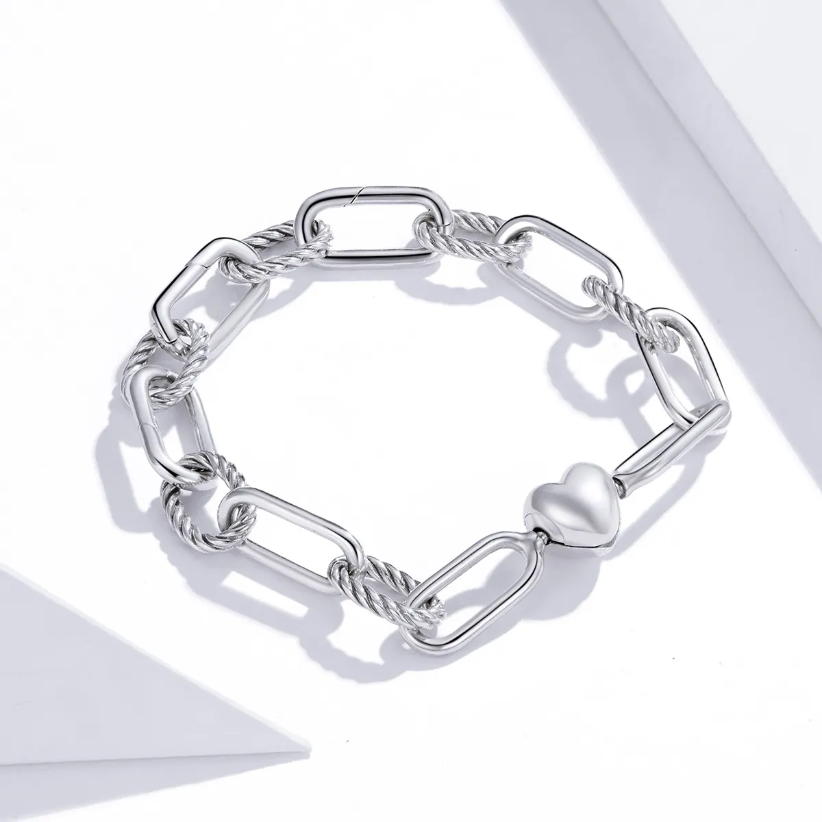 Pandora Style Silver Love of Link bracelet - SCB202