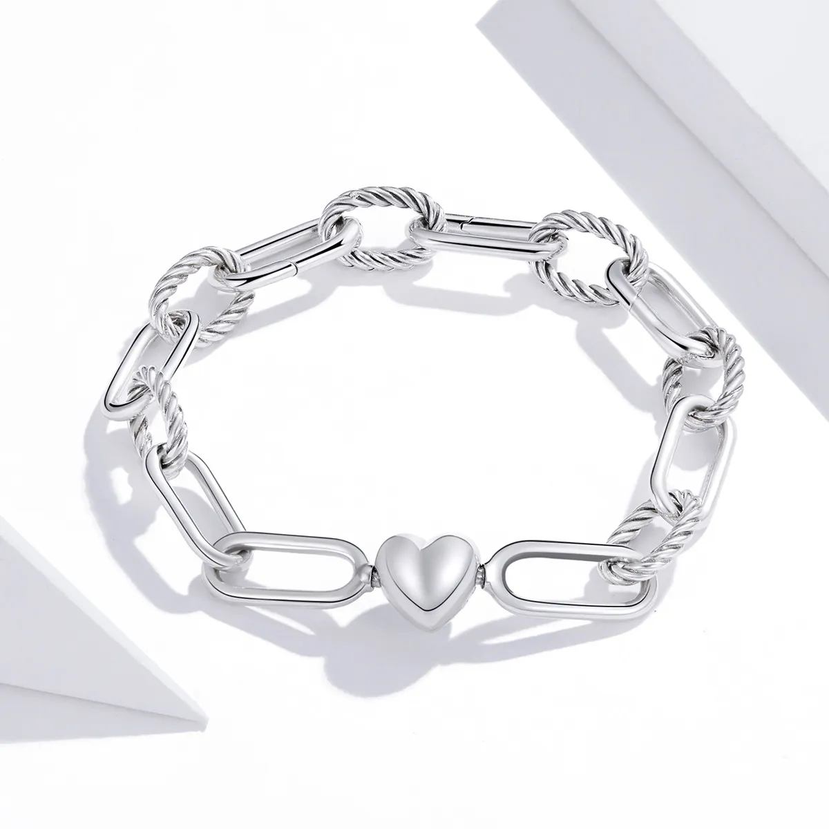 Pandora Style Silver Love of Link bracelet - SCB202