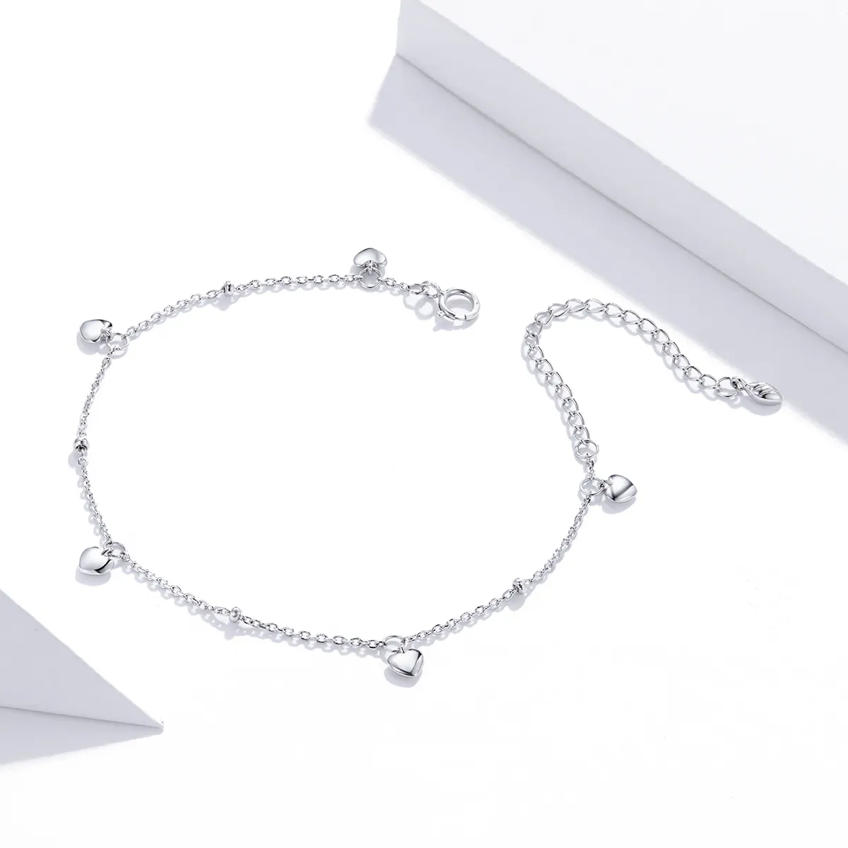 Pandora Style Silver Loving Heart bracelet - SCB191