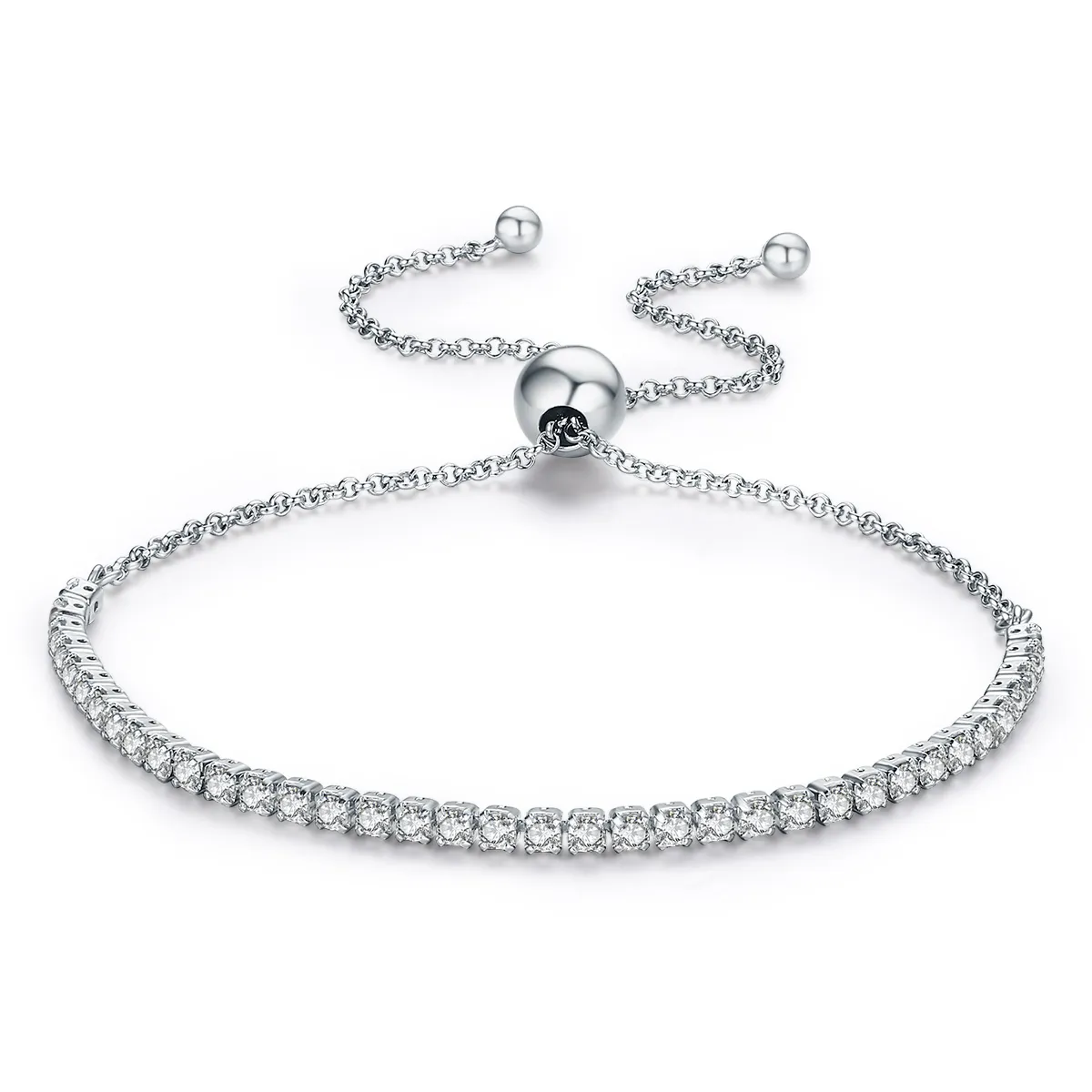 Pandora Style Silver Lovingly bracelet - SCB029