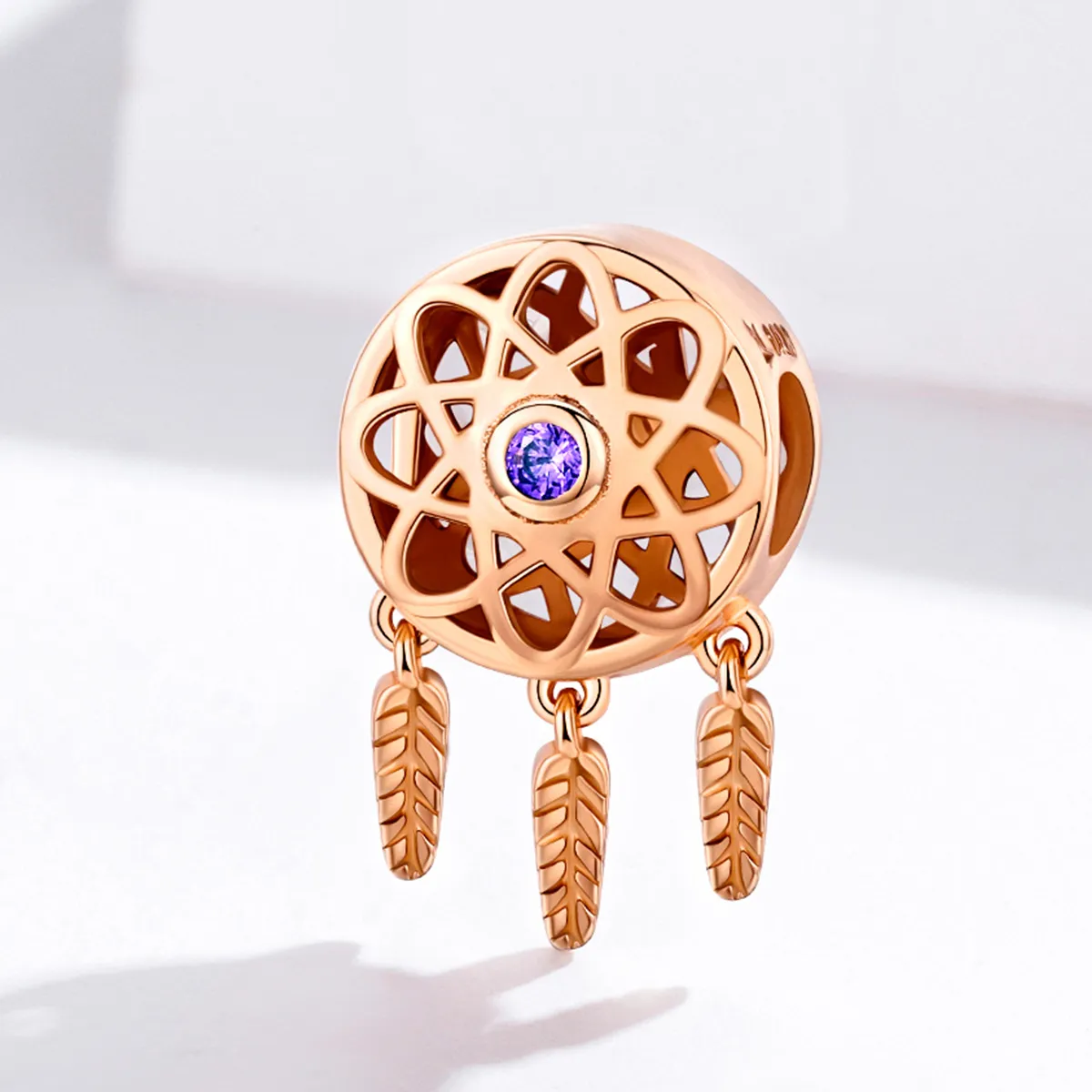 Pandora Style Rose Gold Dream Catcher Rose Gold Charm - SCC330-C