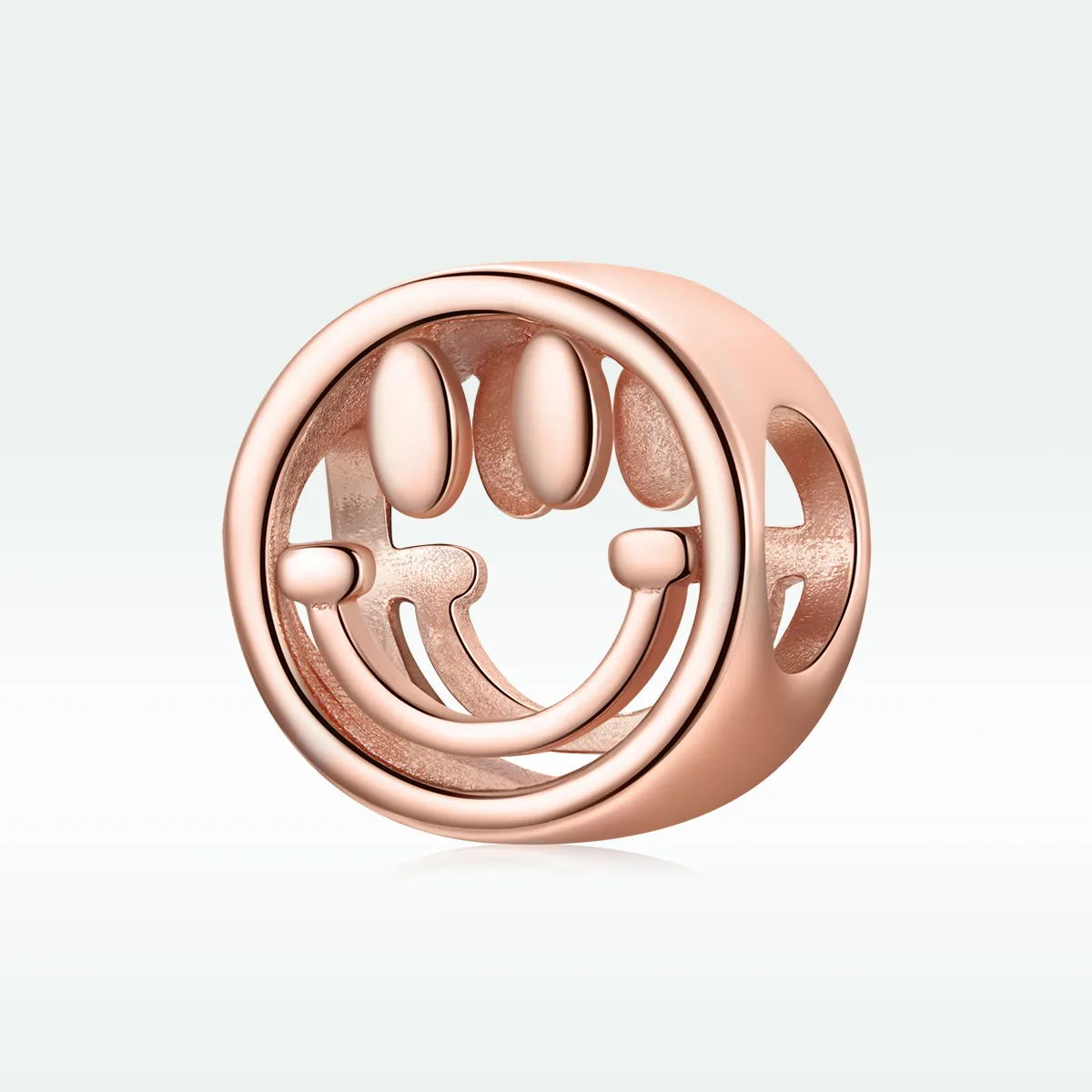 Pandora Style Rose Gold Lucky Smile Charm - SCC1787