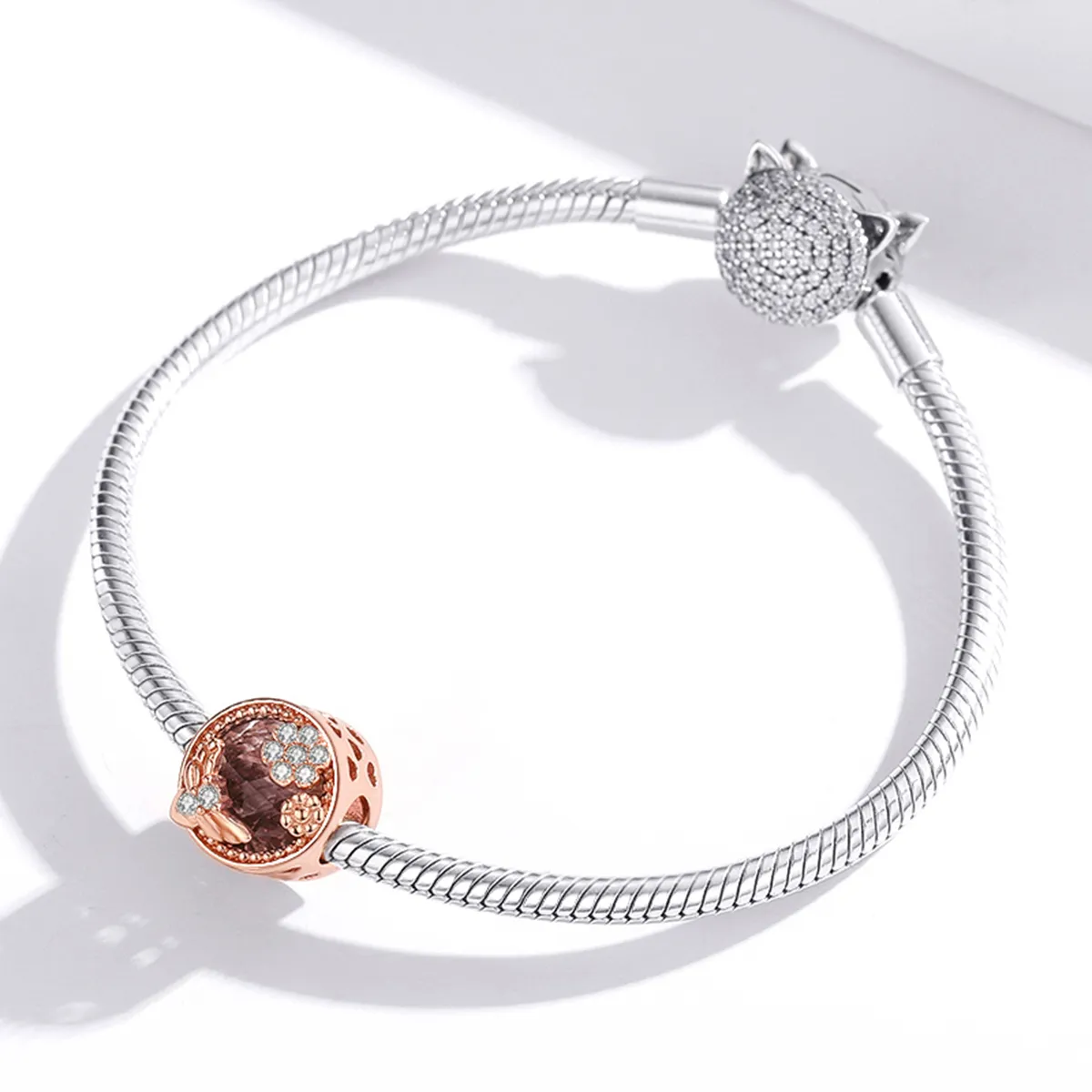 Pandora Style Rose Gold Secret Garden Charm - BSC389