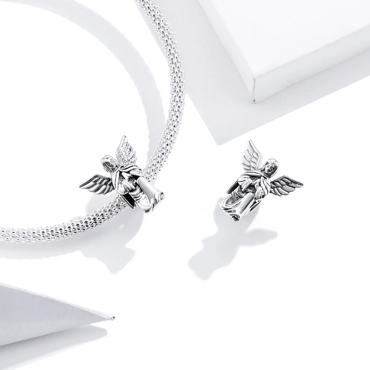 Pandora Style Silver Angel of Love Charm - BSC314