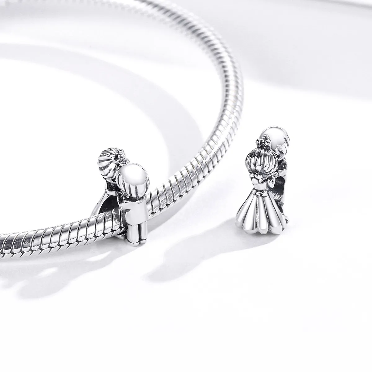 Pandora Style Silver Boy And Girl Dance Charm - SCC1565