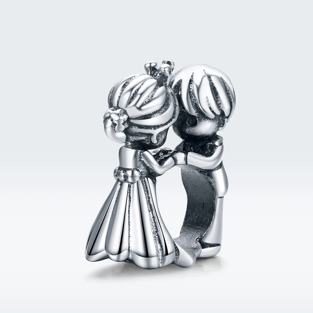 Pandora Style Silver Boy And Girl Dance Charm - SCC1565