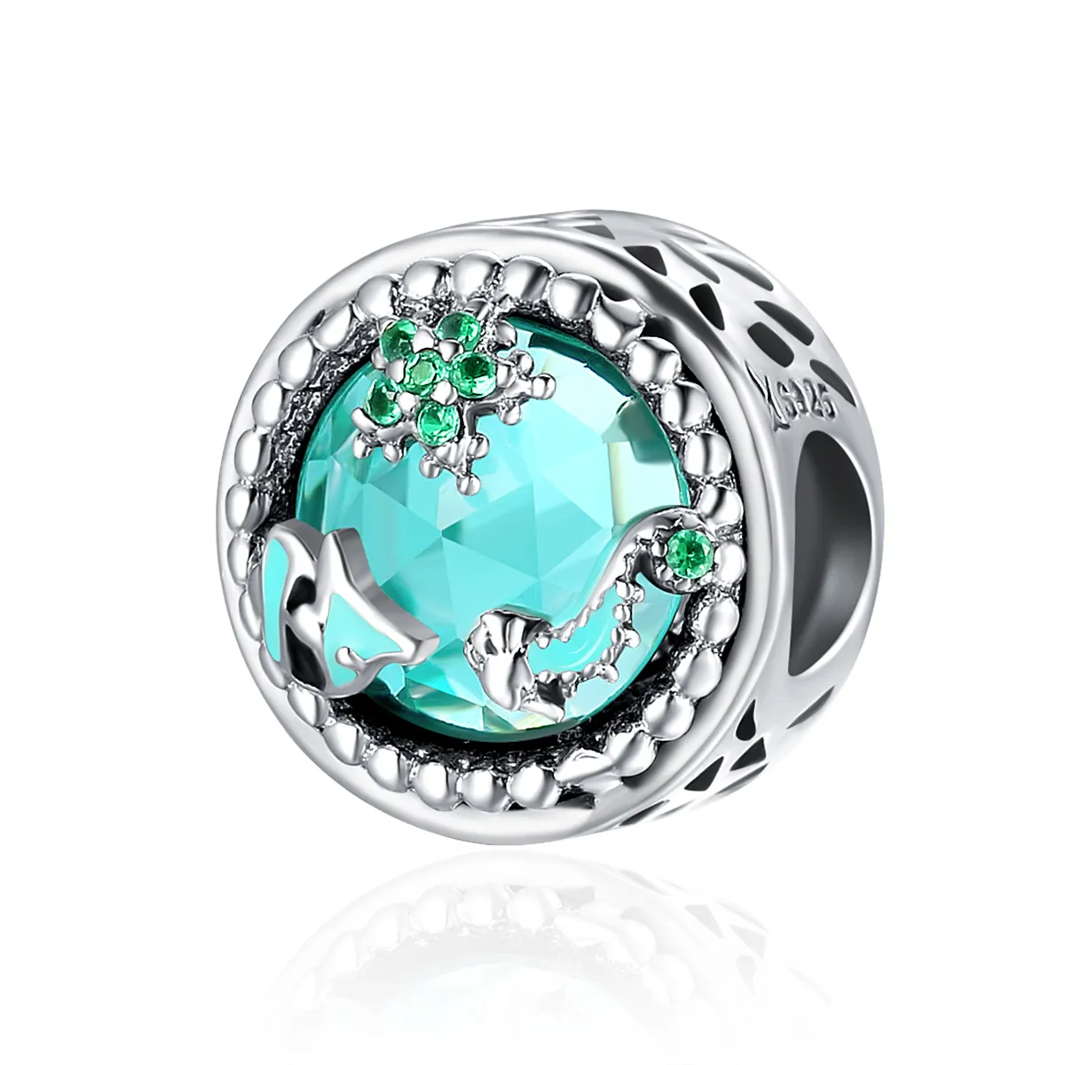 pandora style silver bright stars charm scc246