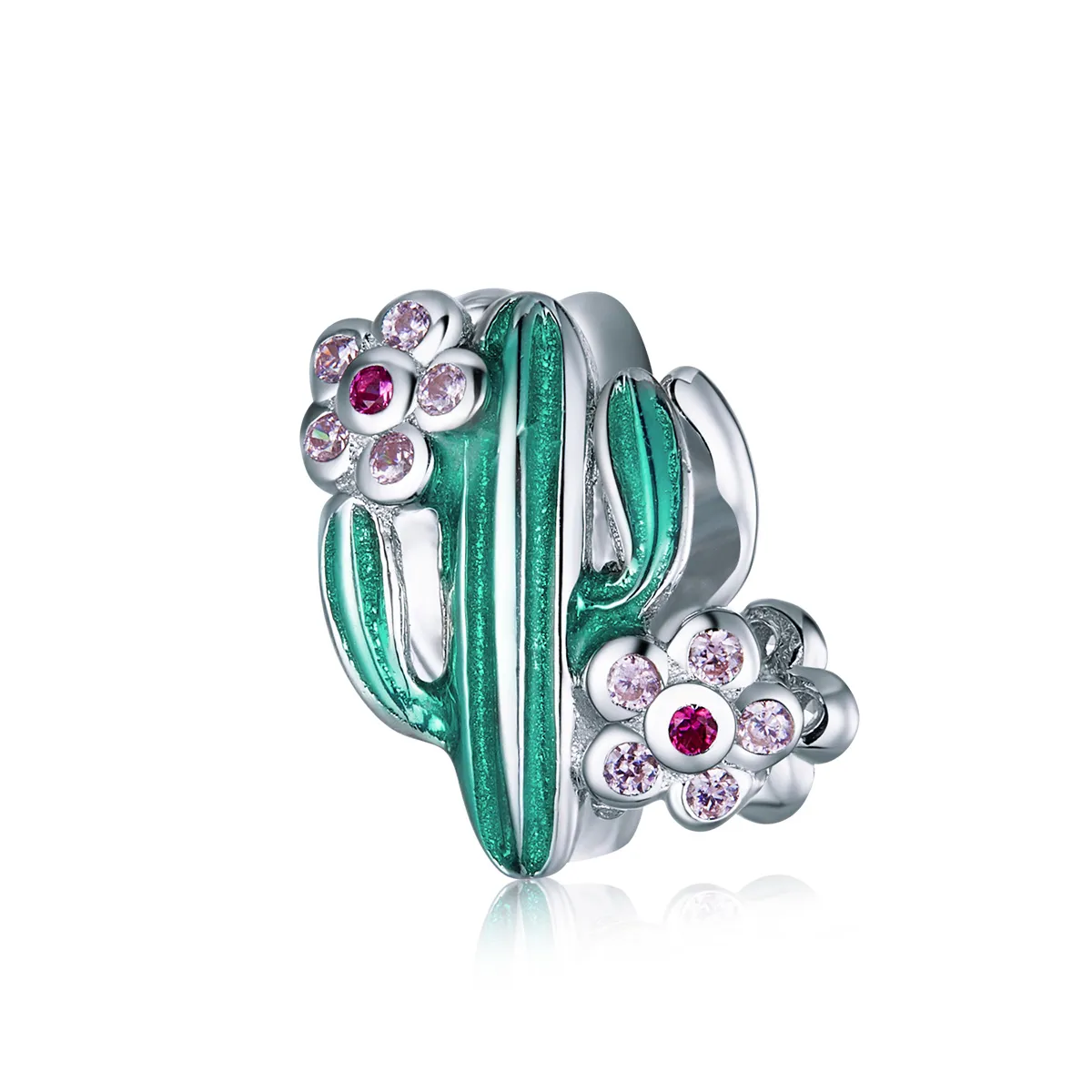 Pandora Style Silver Cactus Charm - BSC261