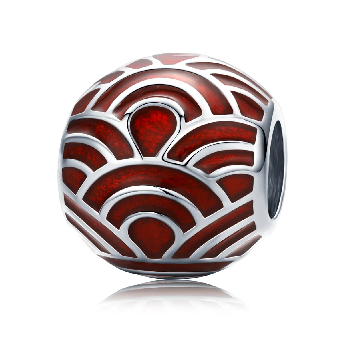 pandora style silver colorful charm bsc133