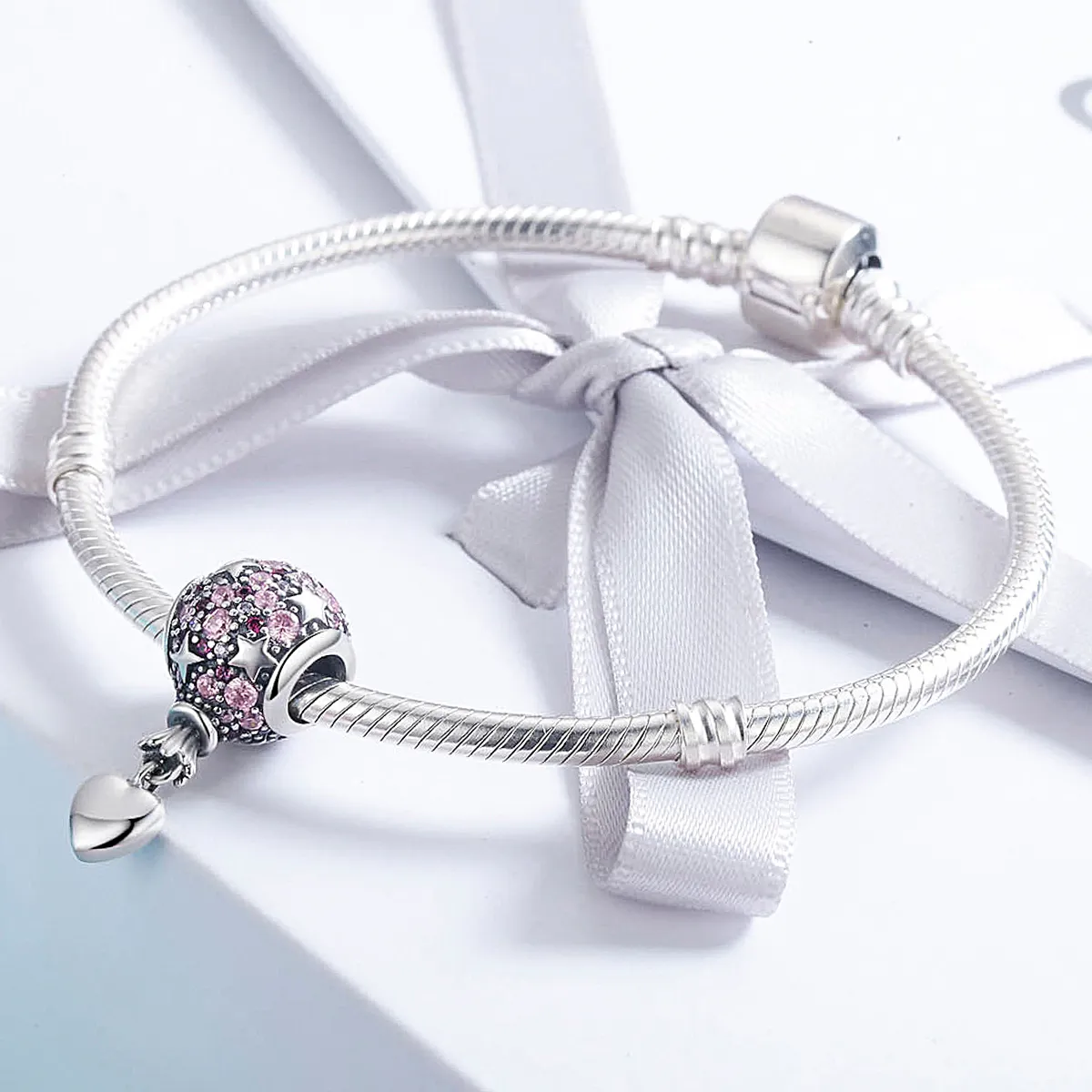 Pandora Style Silver Confession Balloon Charm - SCC517