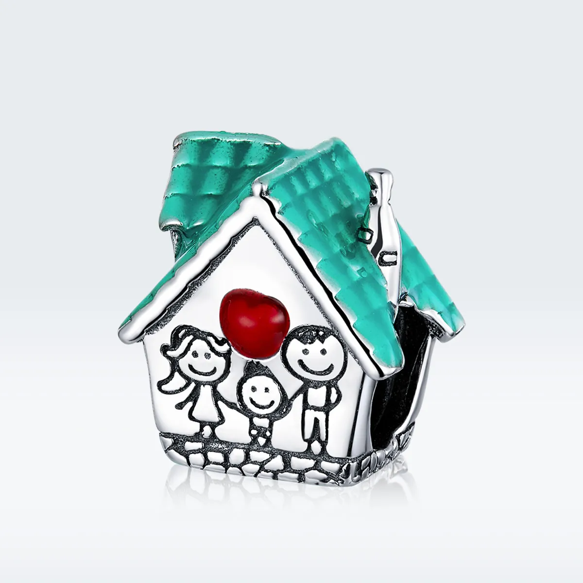 Pandora Style Silver Cozy Cottage Charm - SCC1518