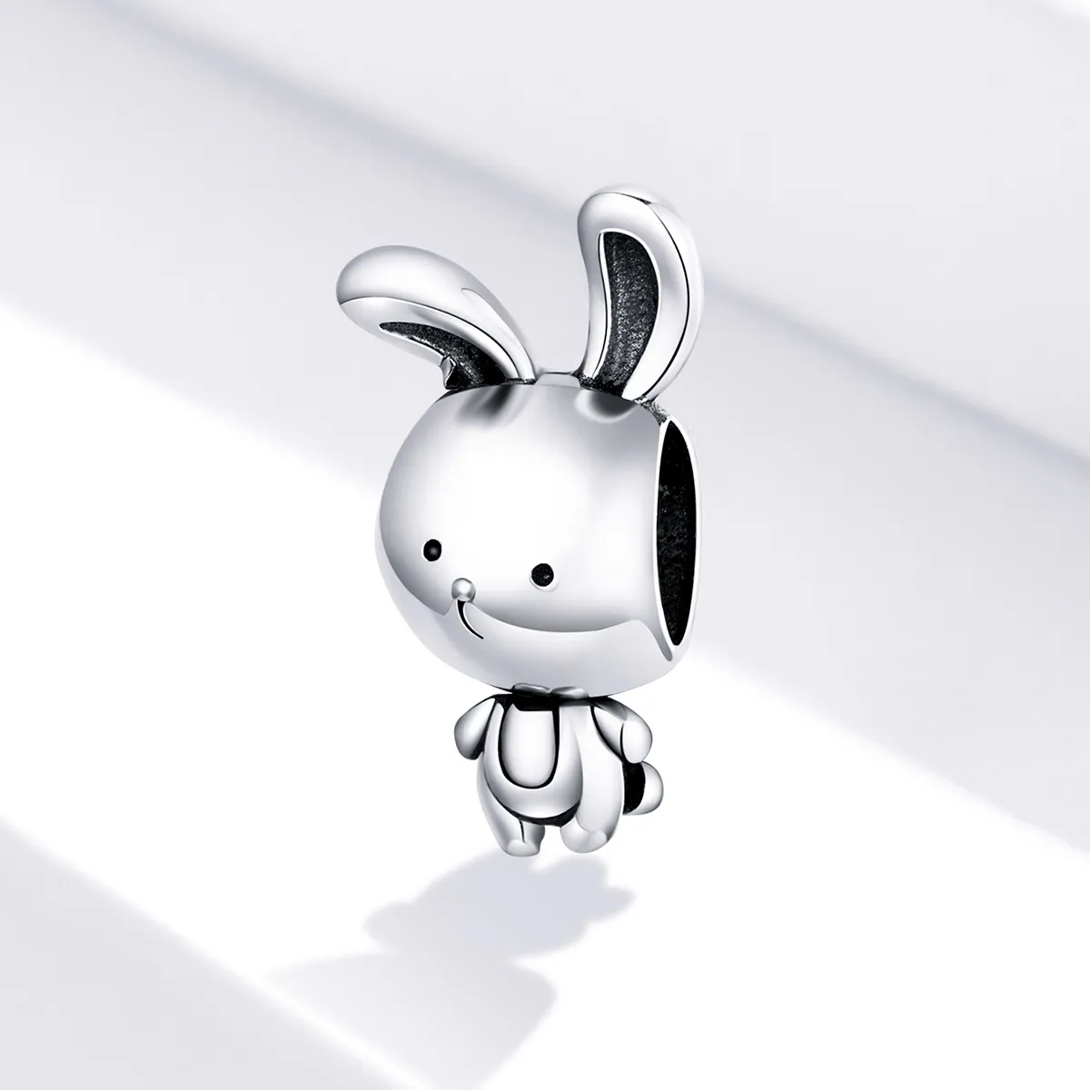 Pandora Style Silver Cute Bunny Charm - SCC1517