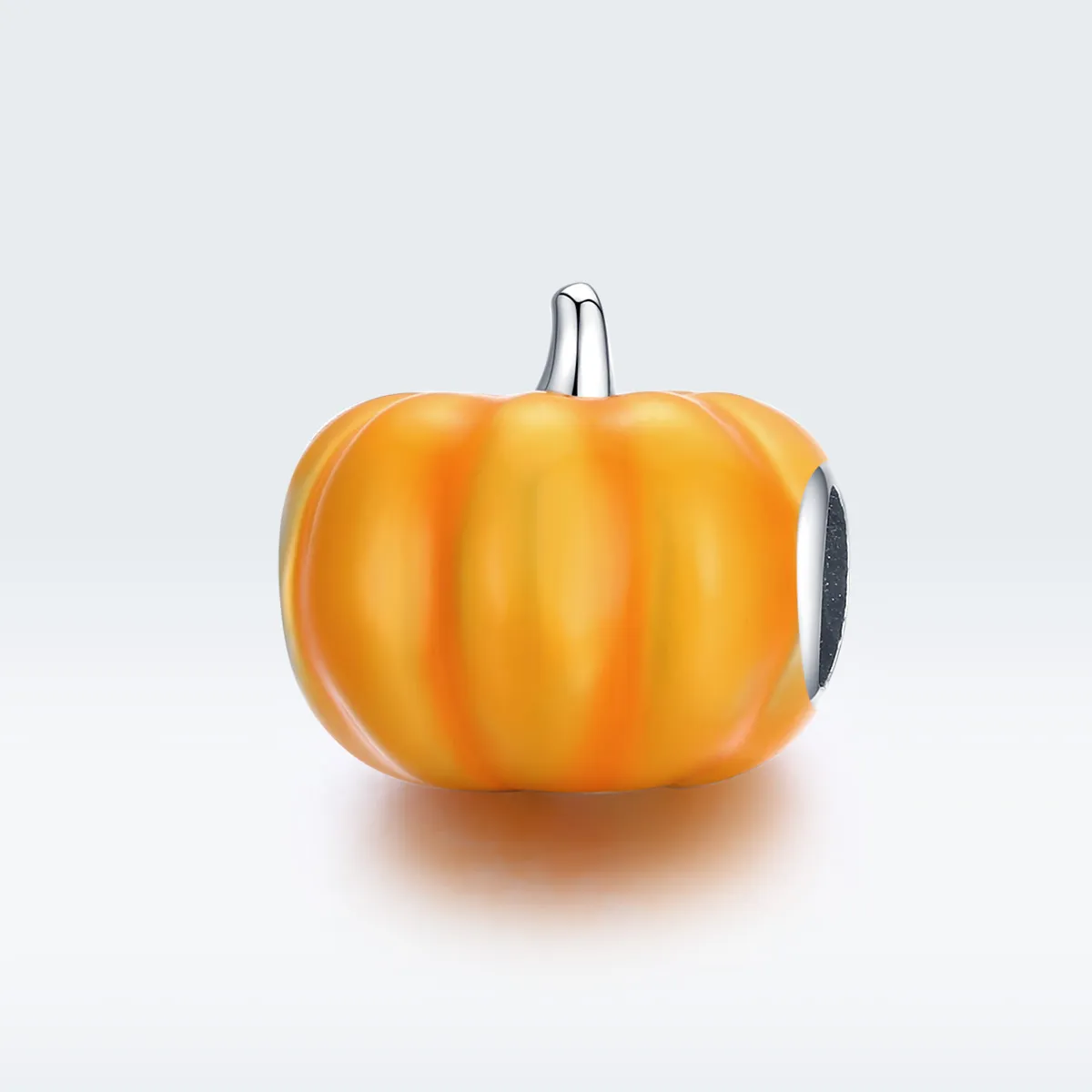 Pandora Style Silver Cute Pumpkin Charm - BSC333