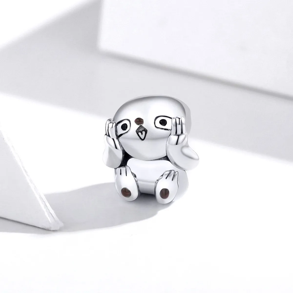 Pandora Style Silver Cute Sloth Charm - SCC1698