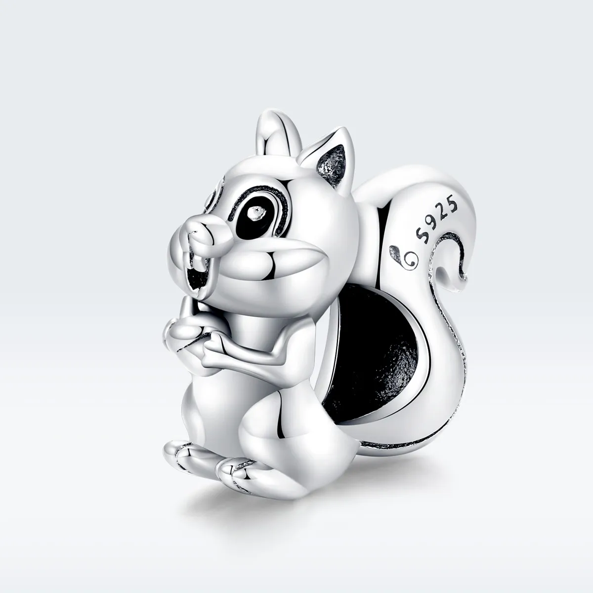 Pandora Style Silver Cute Squirrel Charm - BSC338