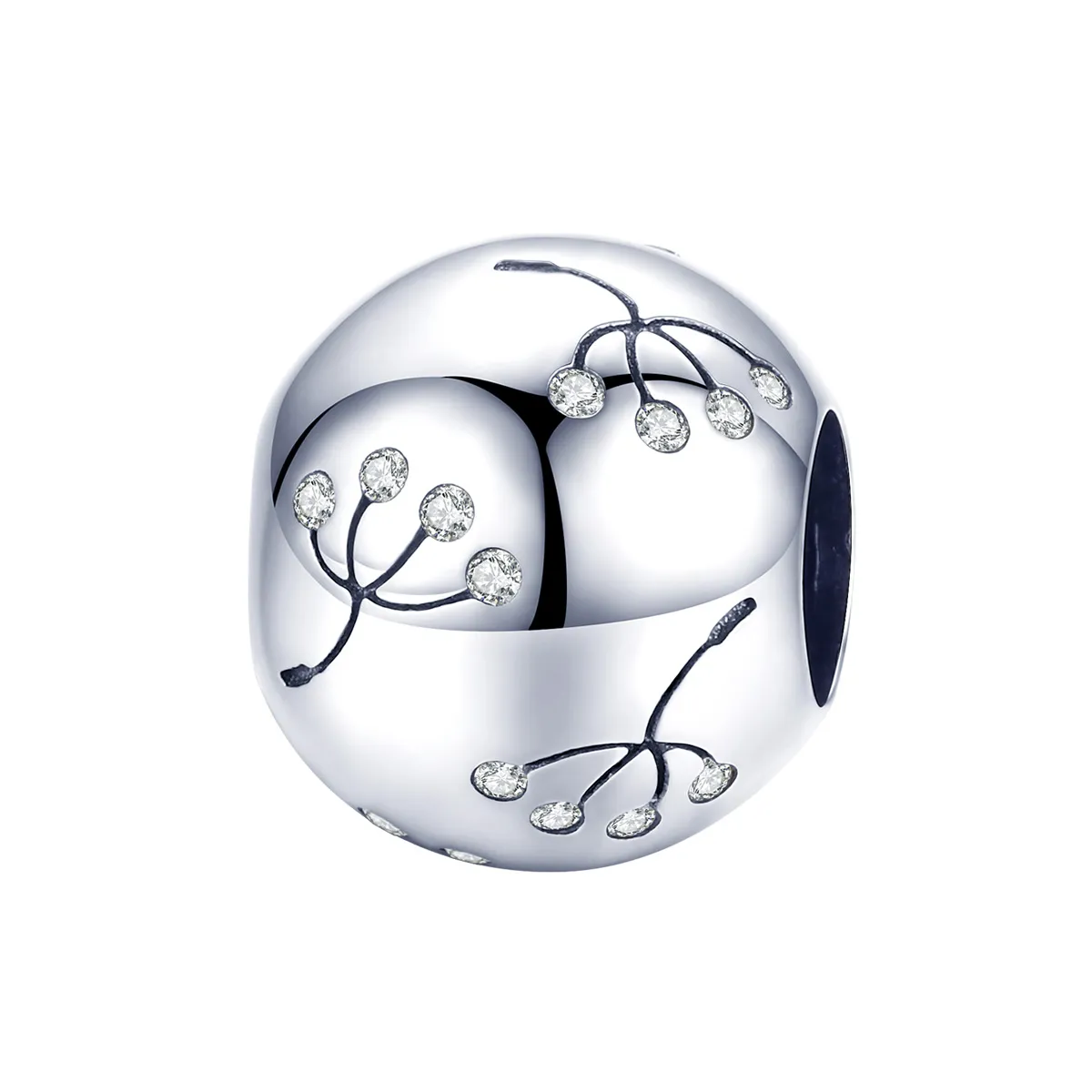 Pandora Style Silver Dandelion Charm - BSC053