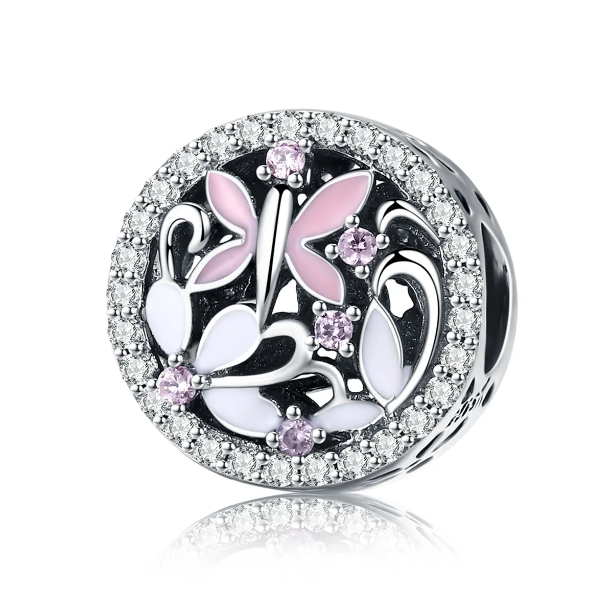 Pandora Style Silver Dragonfly Charm - SCC757