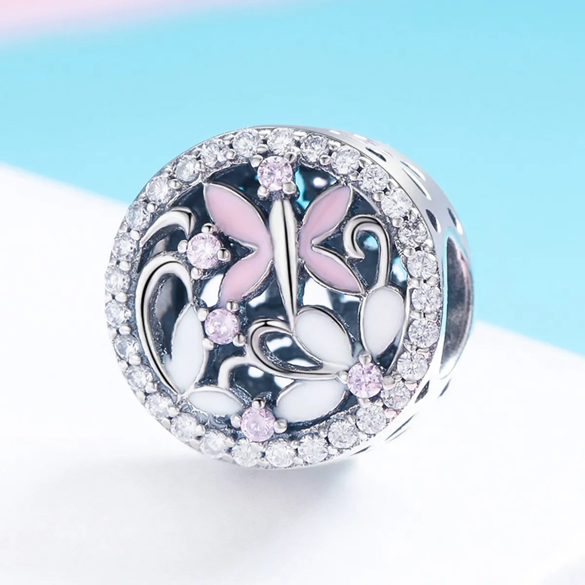 Pandora Style Silver Dragonfly Charm - SCC757