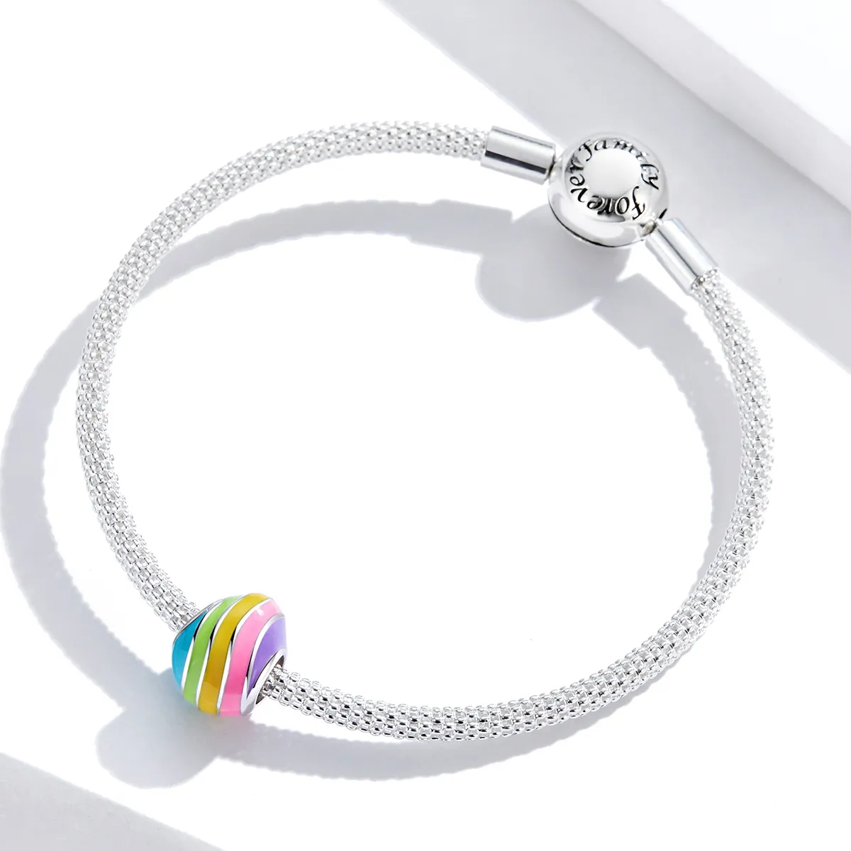 Pandora Style Silver Easter Egg Charm - BSC223