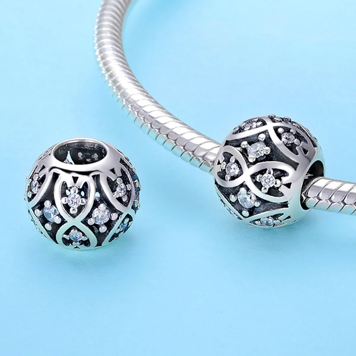 Pandora Style Silver Elegance Charm - SCC732