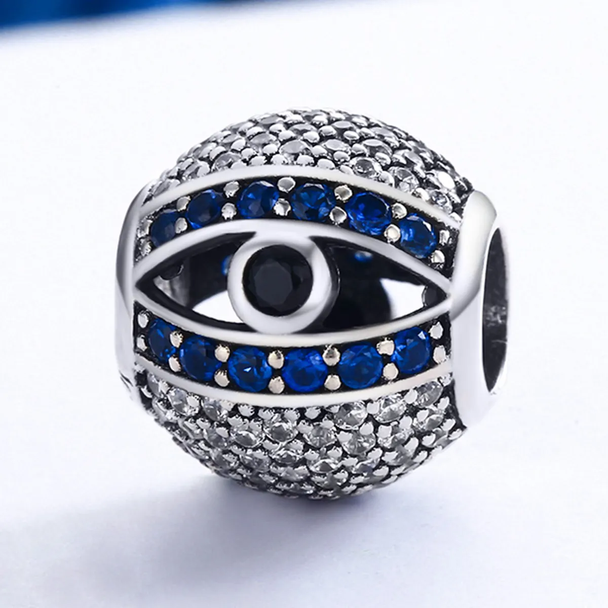 Pandora Style Silver Evil Eye Charm - SCC172